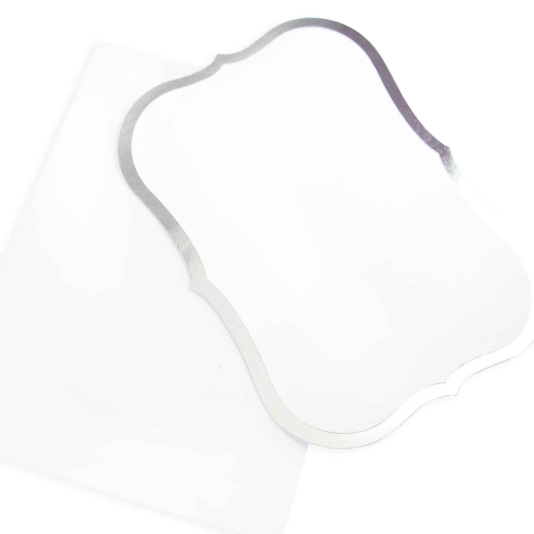 Silver Foil Flat Cards & Envelopes by Recollections™, 5" x 7"