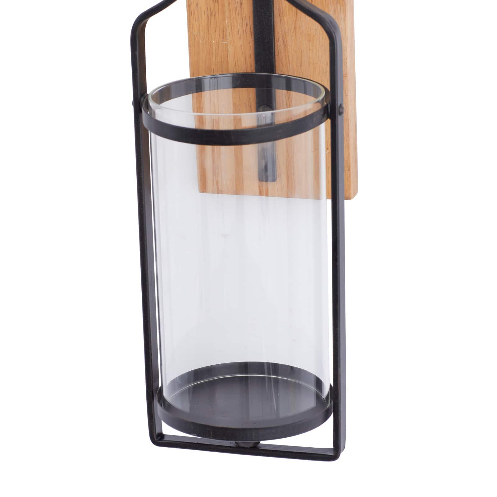Black Poplar Farmhouse Wall Sconce, 6" x 6" x 7"