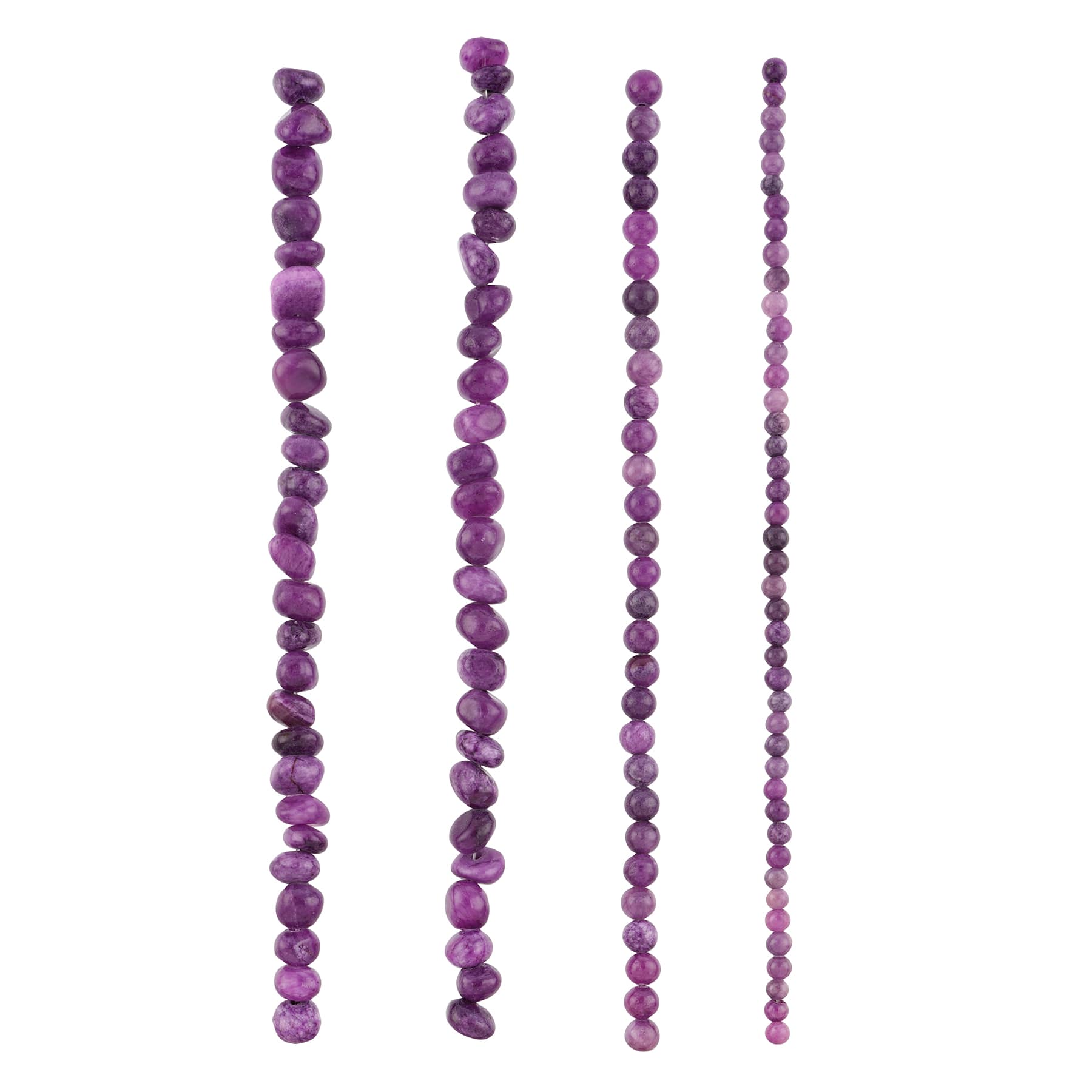 6 Pack: Dark Purple Quartz Beads by Bead Landing™