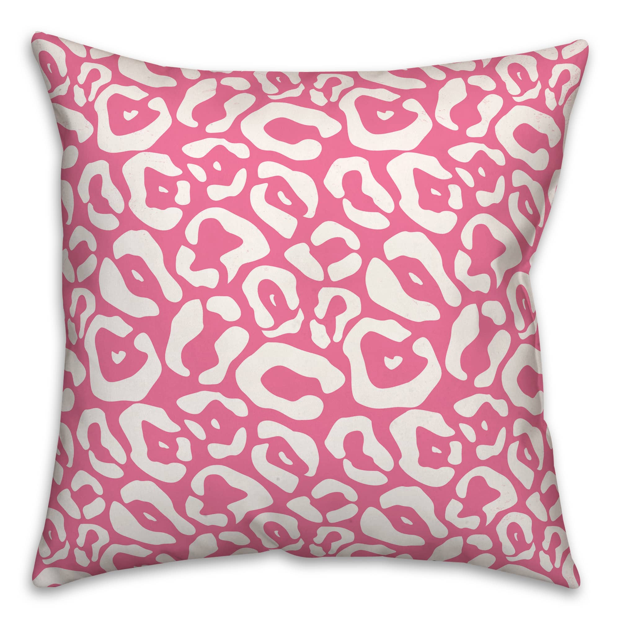Pink Cheetah Throw Pillow
