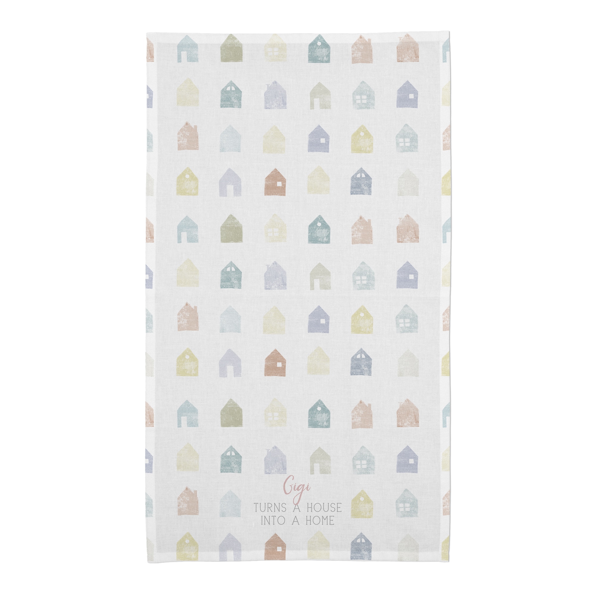 Mom Turns a House into Home Cotton Twill Tea Towel Set