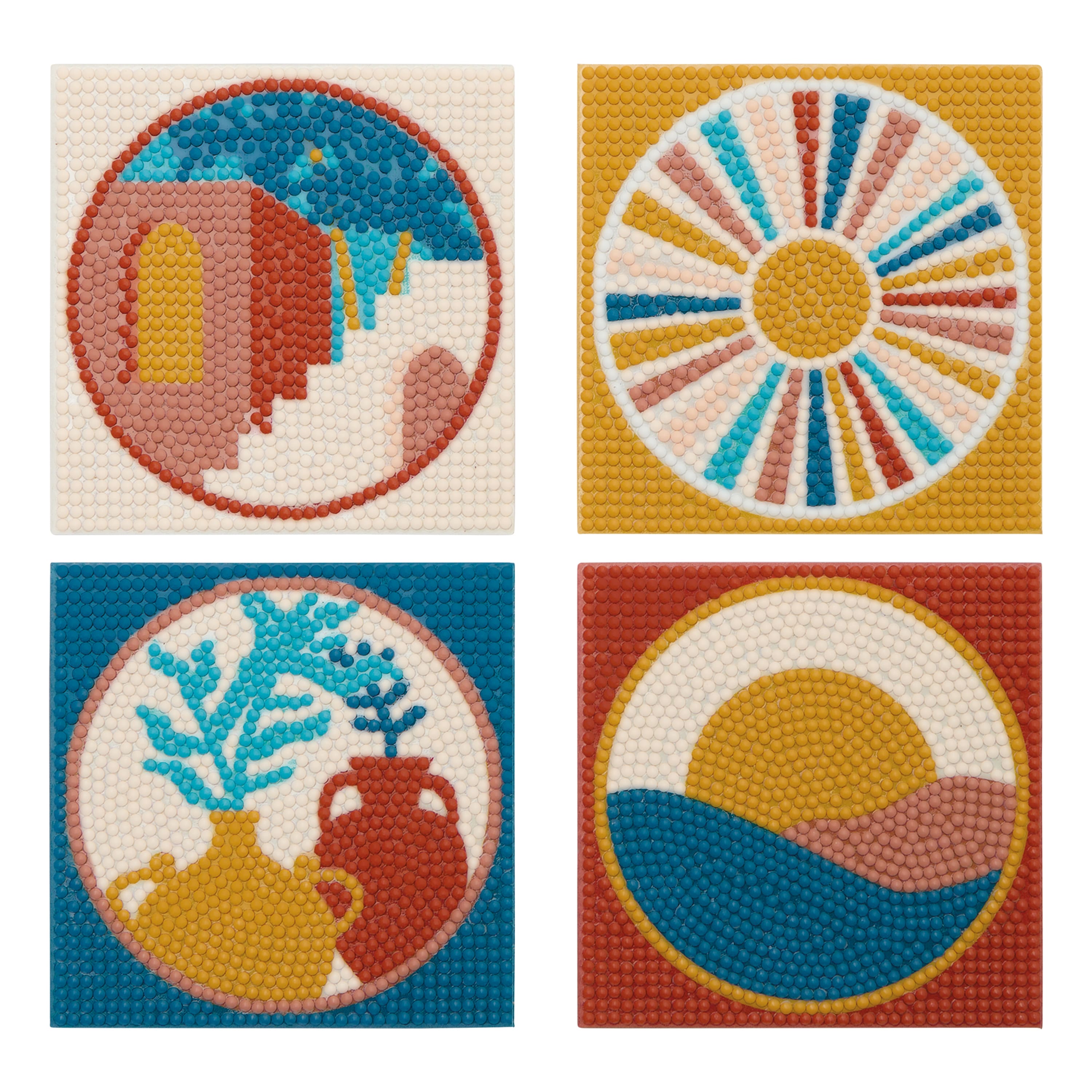 Coastal Diamond Art Coaster Kit by Make Market®