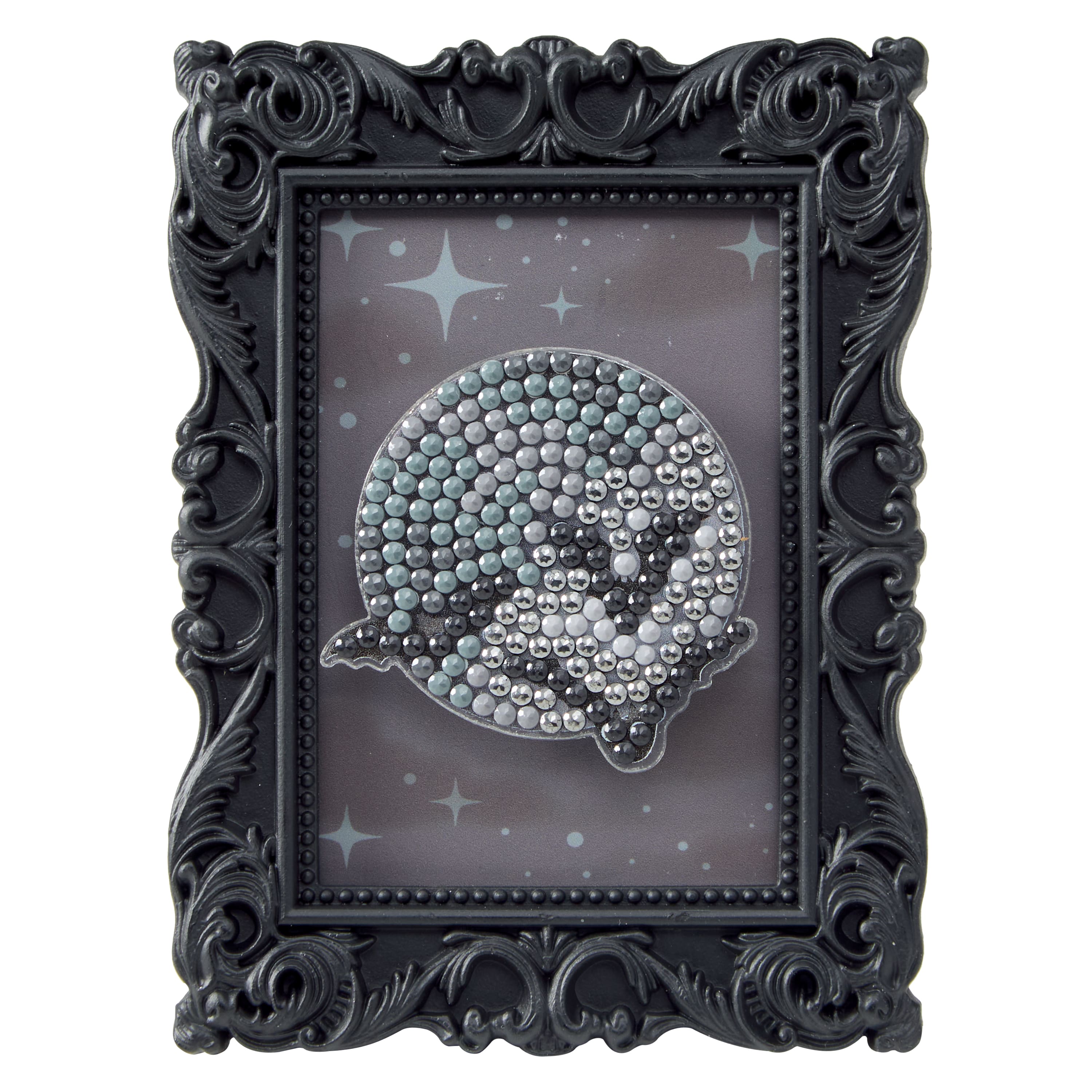 2" x 3" Moon & Bats Acrylic Surface Diamond Art Kit with Frame by Make Market®