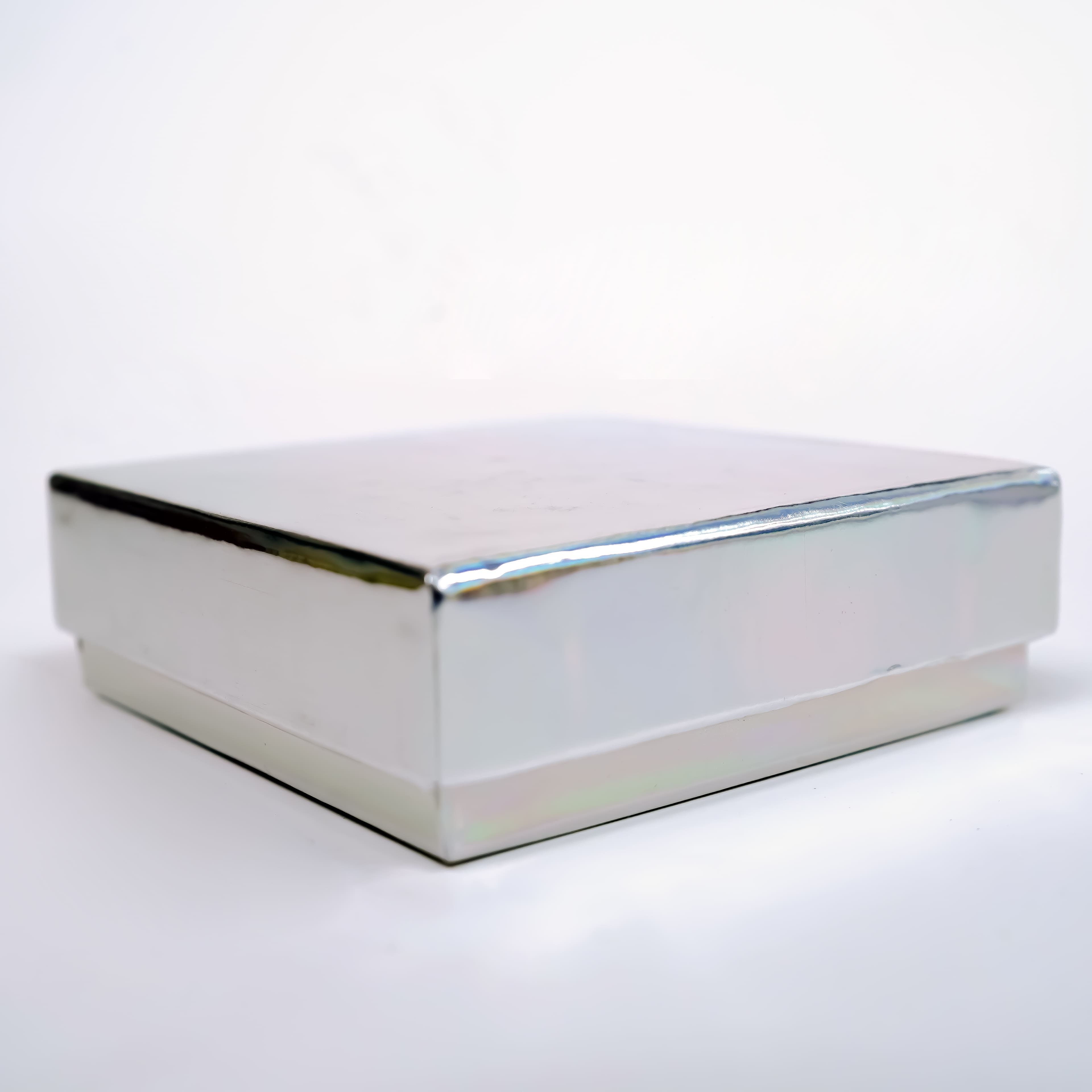 Holographic Silver Jewelry Gift Box by Celebrate It™