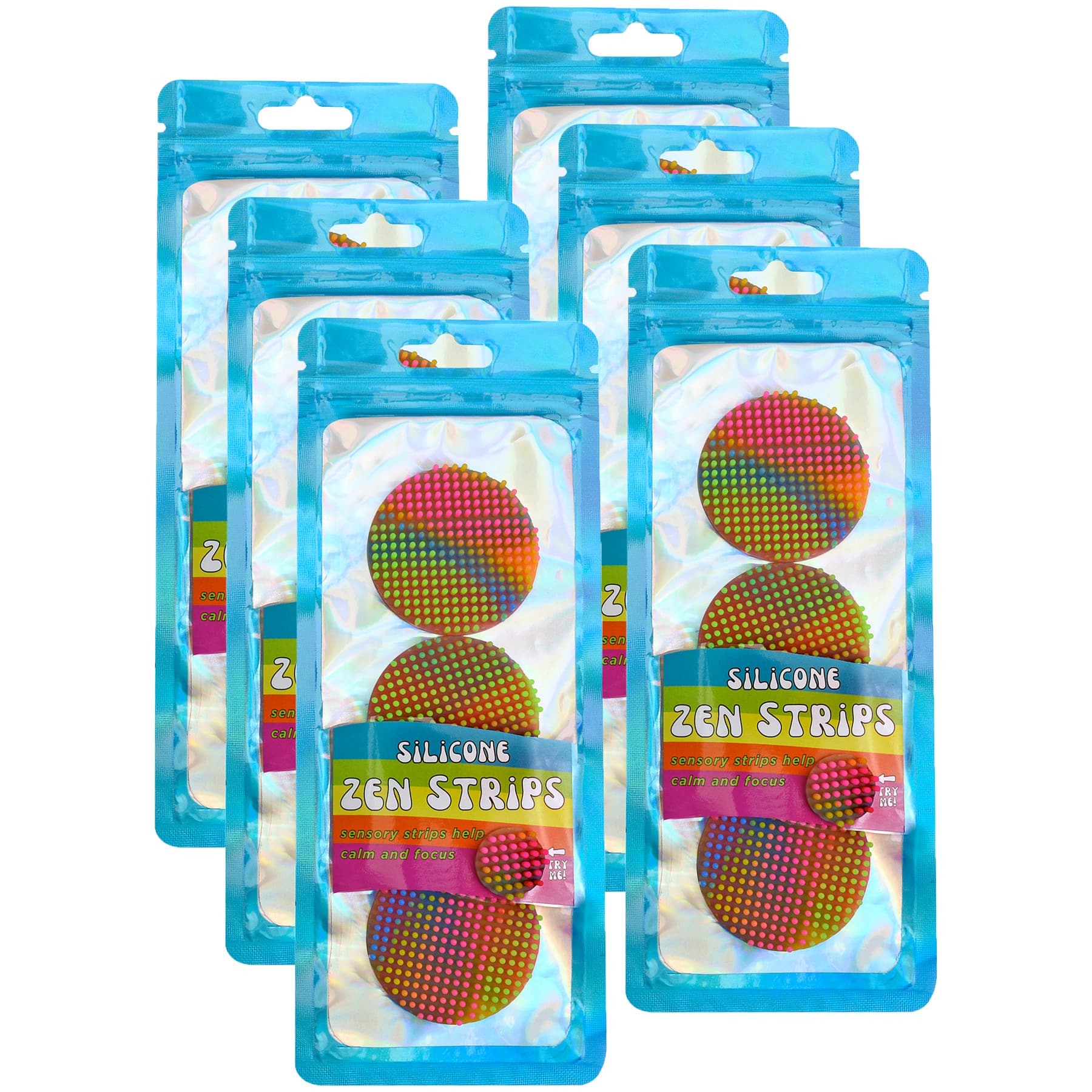TPG Creations Silicone Zen Dots, 6 Packs of 3