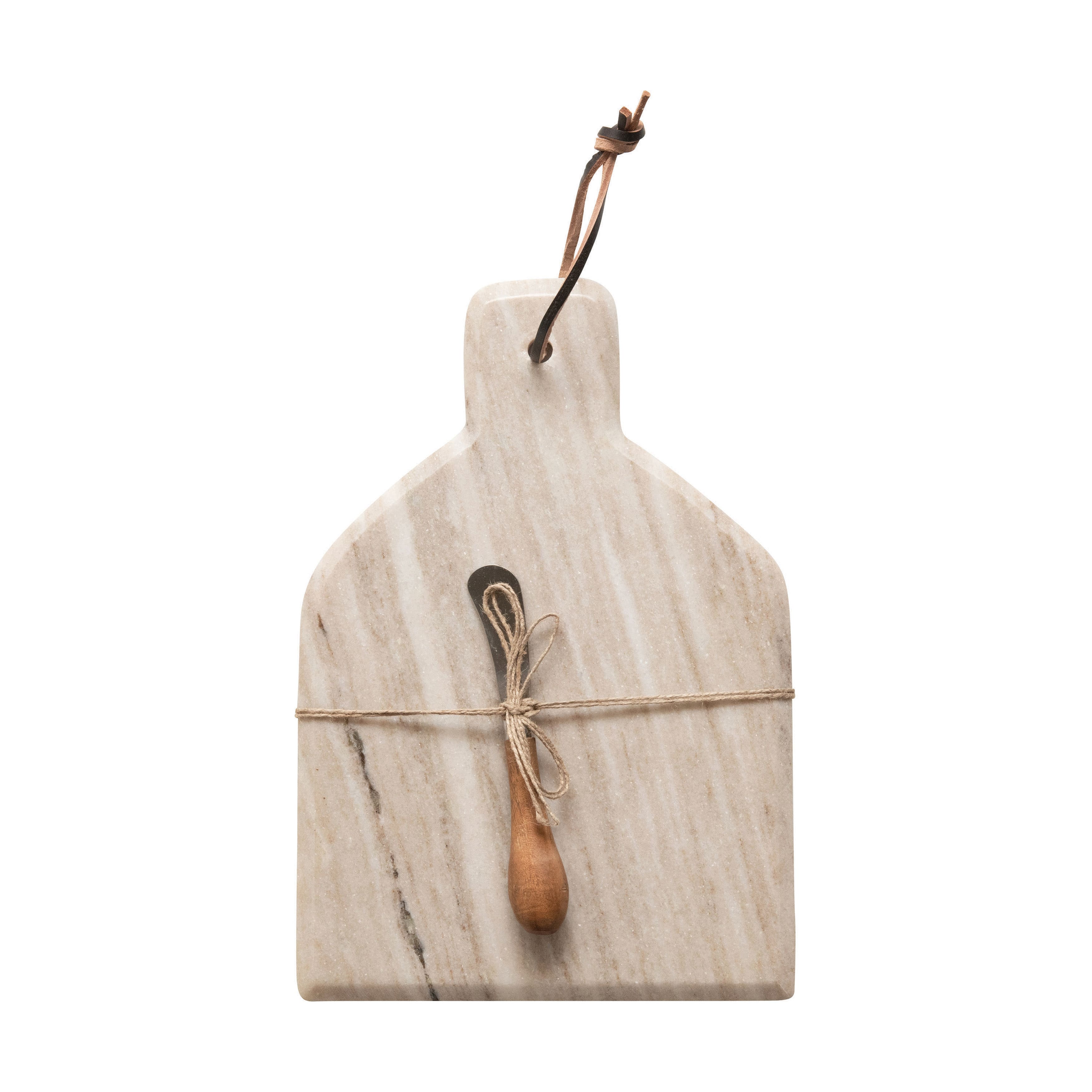 Hello Honey® Marble Cheese & Cutting Board with Canapé Knife