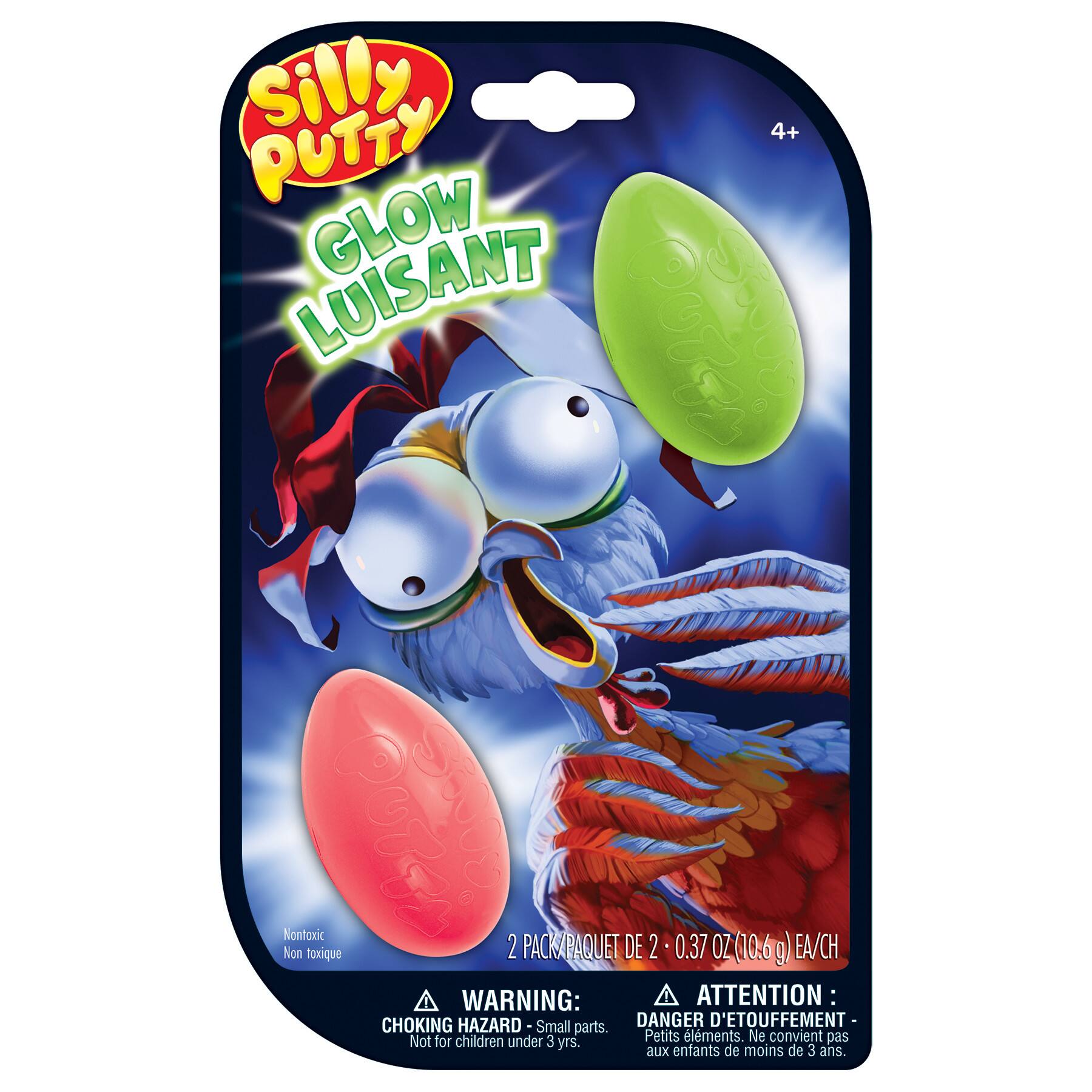 Crayola® Silly Putty® 3/8oz. Glow Egg Set