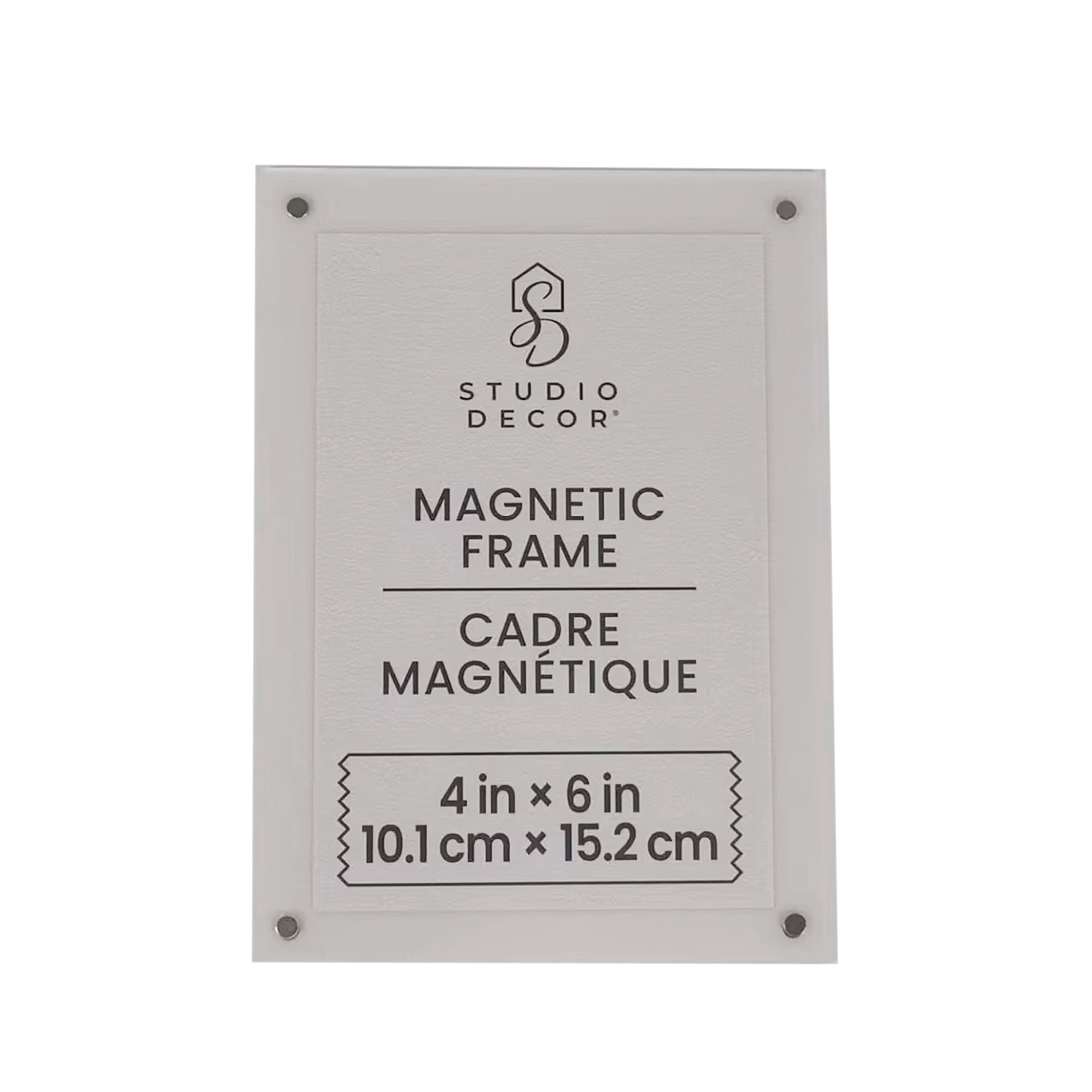 4" x 6" Acrylic Magnetic Frame by Studio Décor