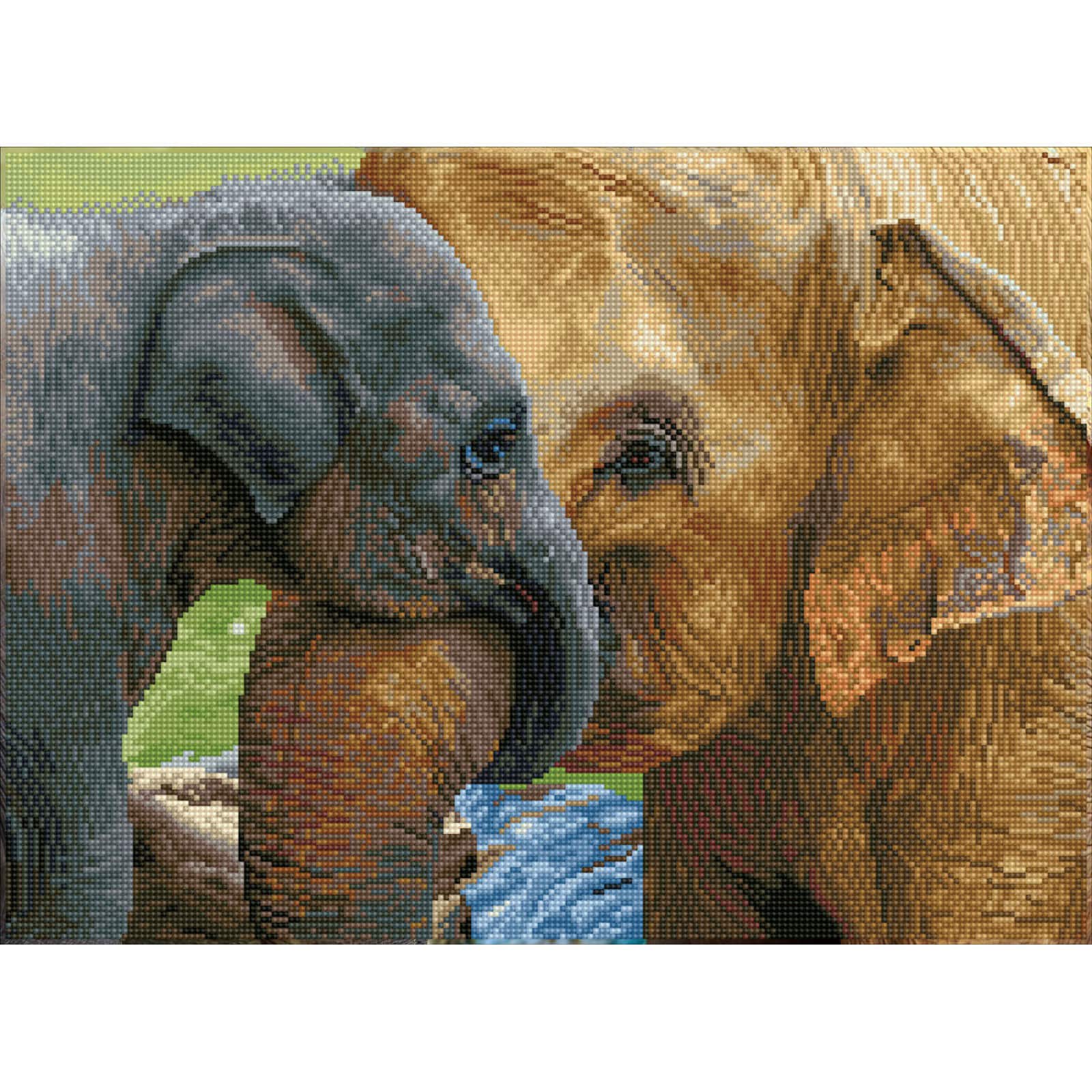 Diamond Dotz® Intermediate Baby's Comfort Pre-Framed Diamond Painting Kit