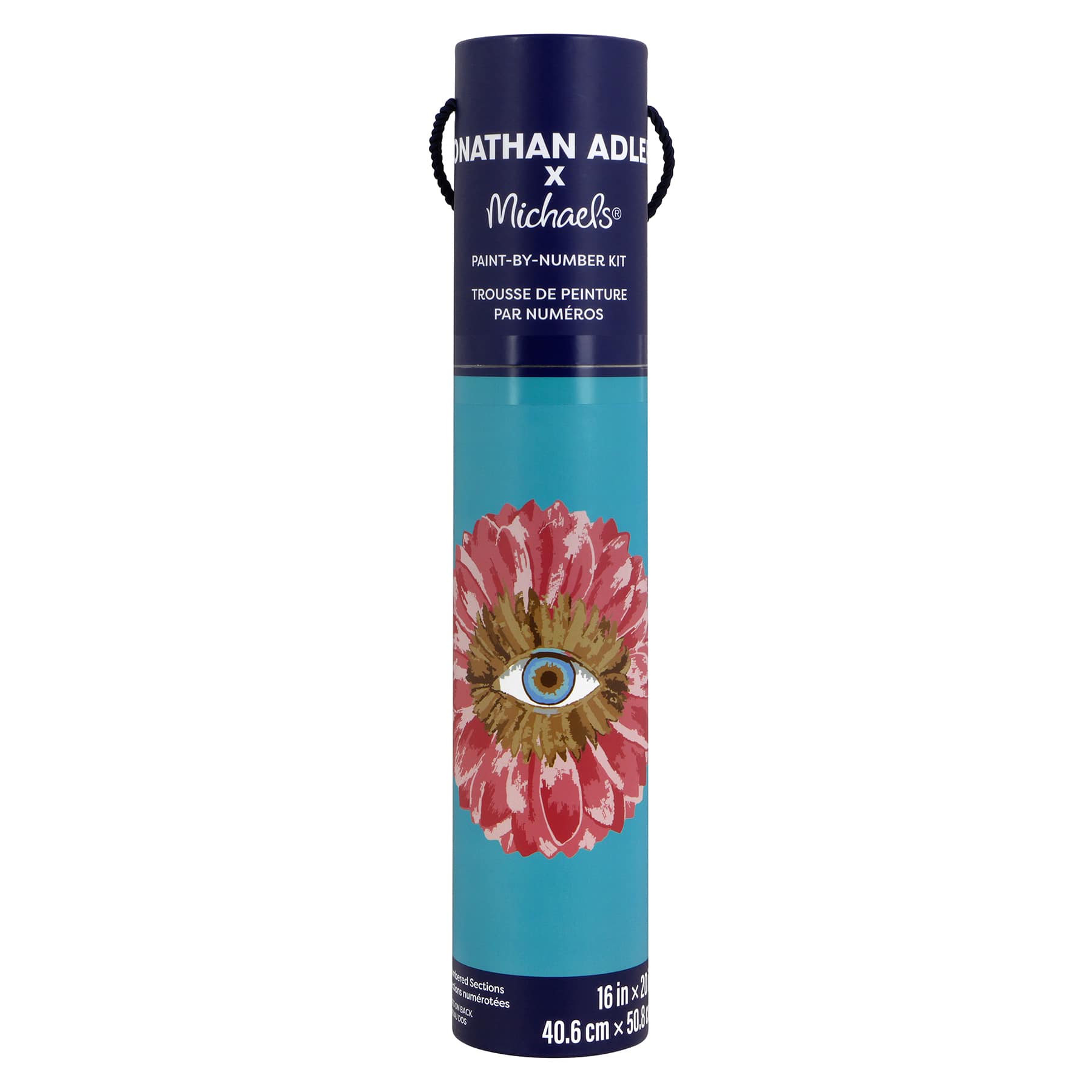 Jonathan Adler x Michaels 16" x 20" Flower Eye Paint-By-Number Kit