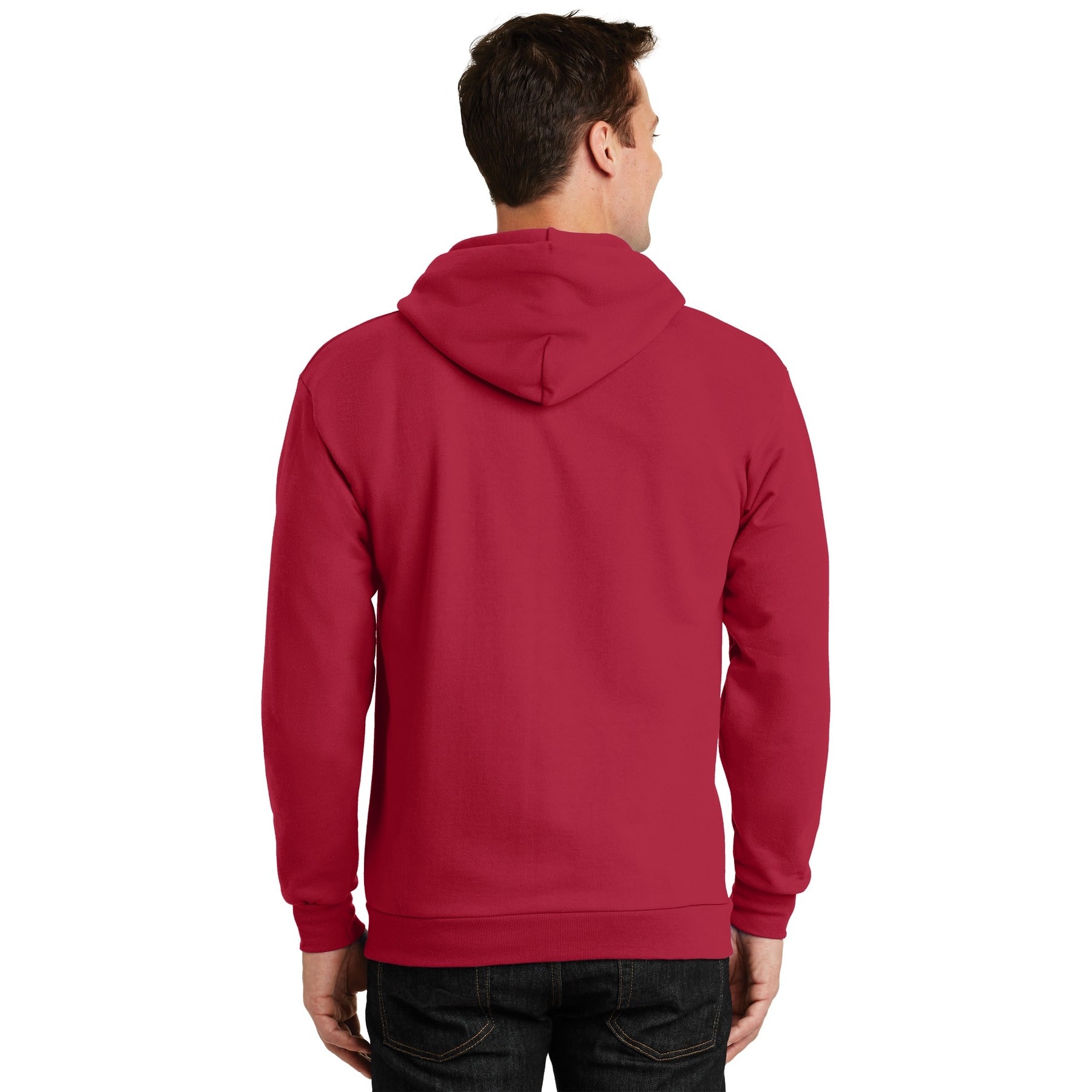 Port & Company® Essential Fleece Full-Zip Hooded Sweatshirt