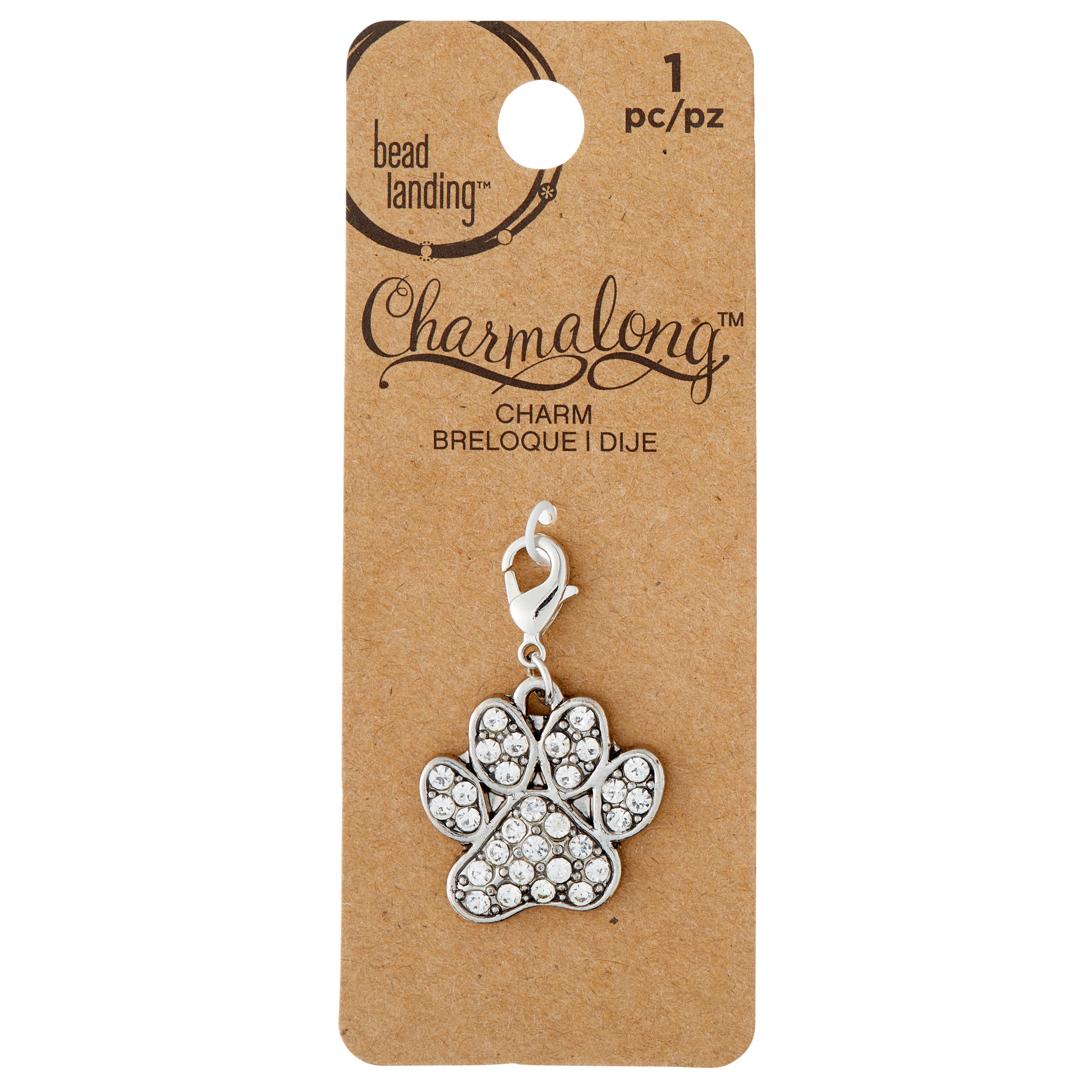 12 Pack: Paw Charm by Bead Landing™