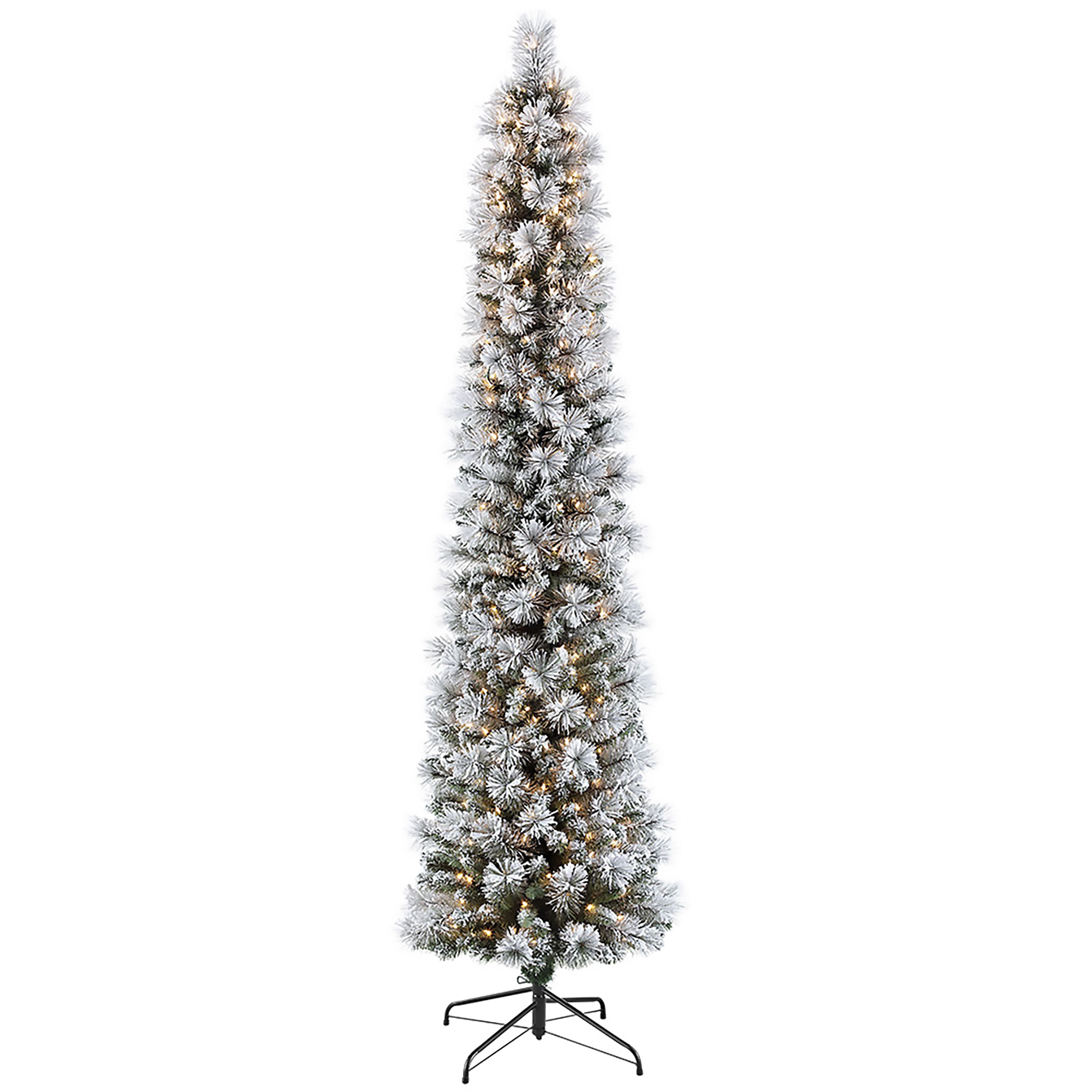 9Ft Pre-Lit Portland Pine Artificial Christmas Tree, Clear Lights By Puleo International in Green | 9 ft | Michaels®