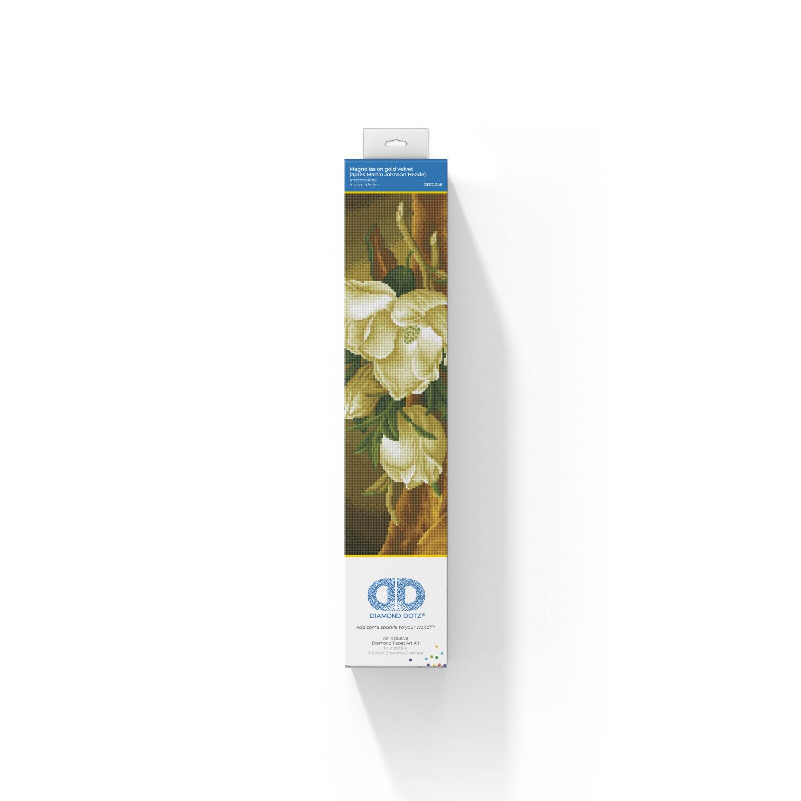 Diamond Dotz® Intermediate Magnolias on Gold Velvet Diamond Facet Art Kit