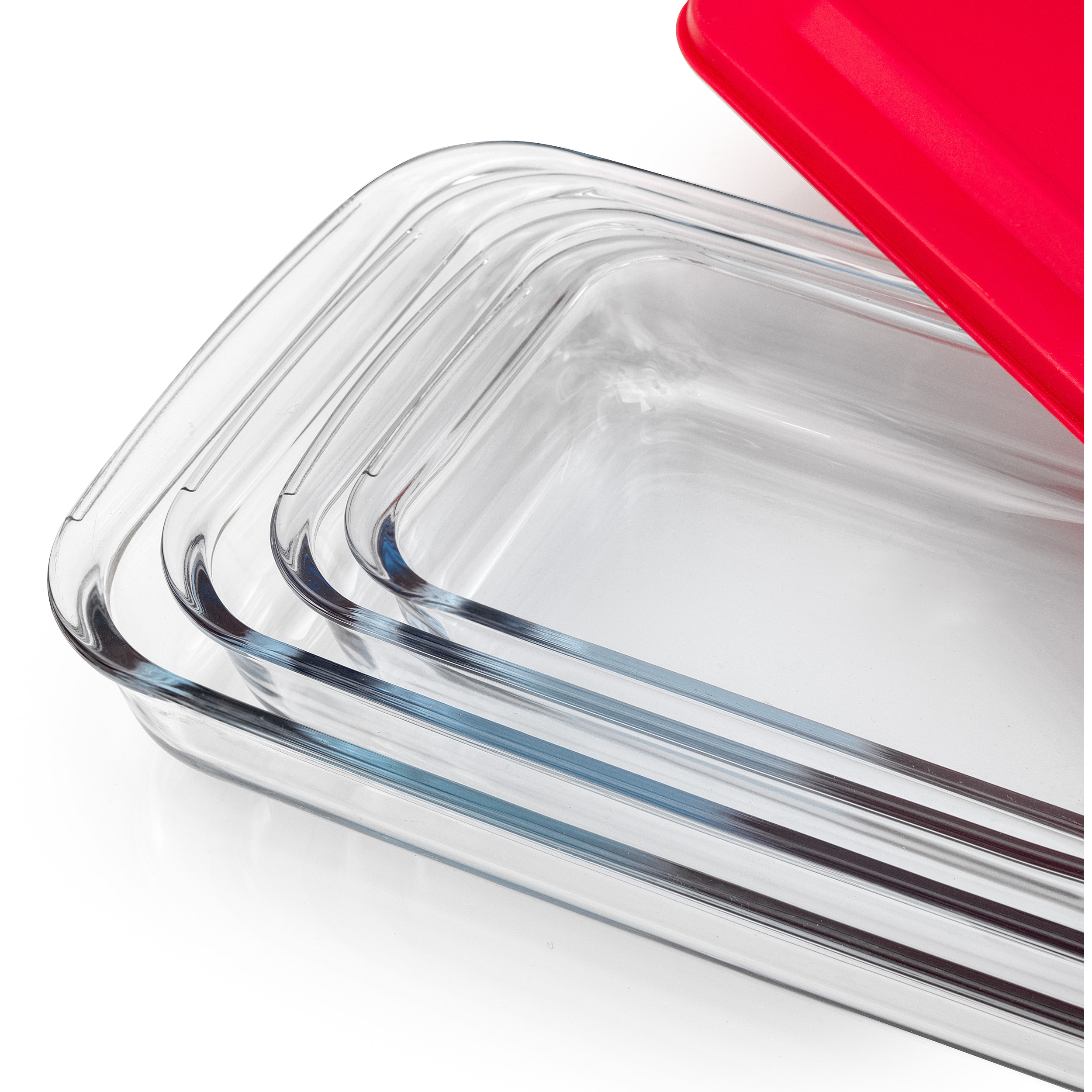 JoyJolt® Glass Bakeware Containers Set