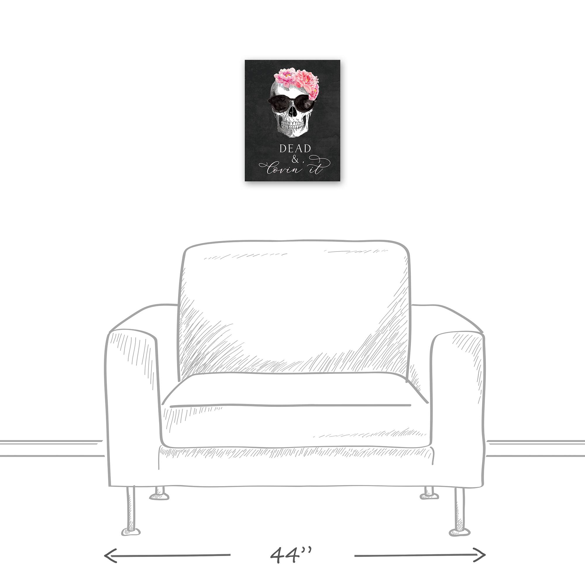 Black Dead & Lovin' It Canvas Wall Art
