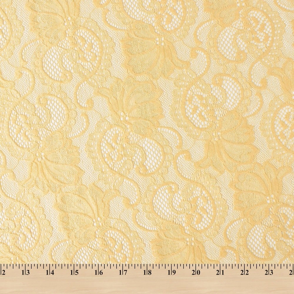 Fabric Wholesale Direct Floral Victoria Stretch Lace Fabric
