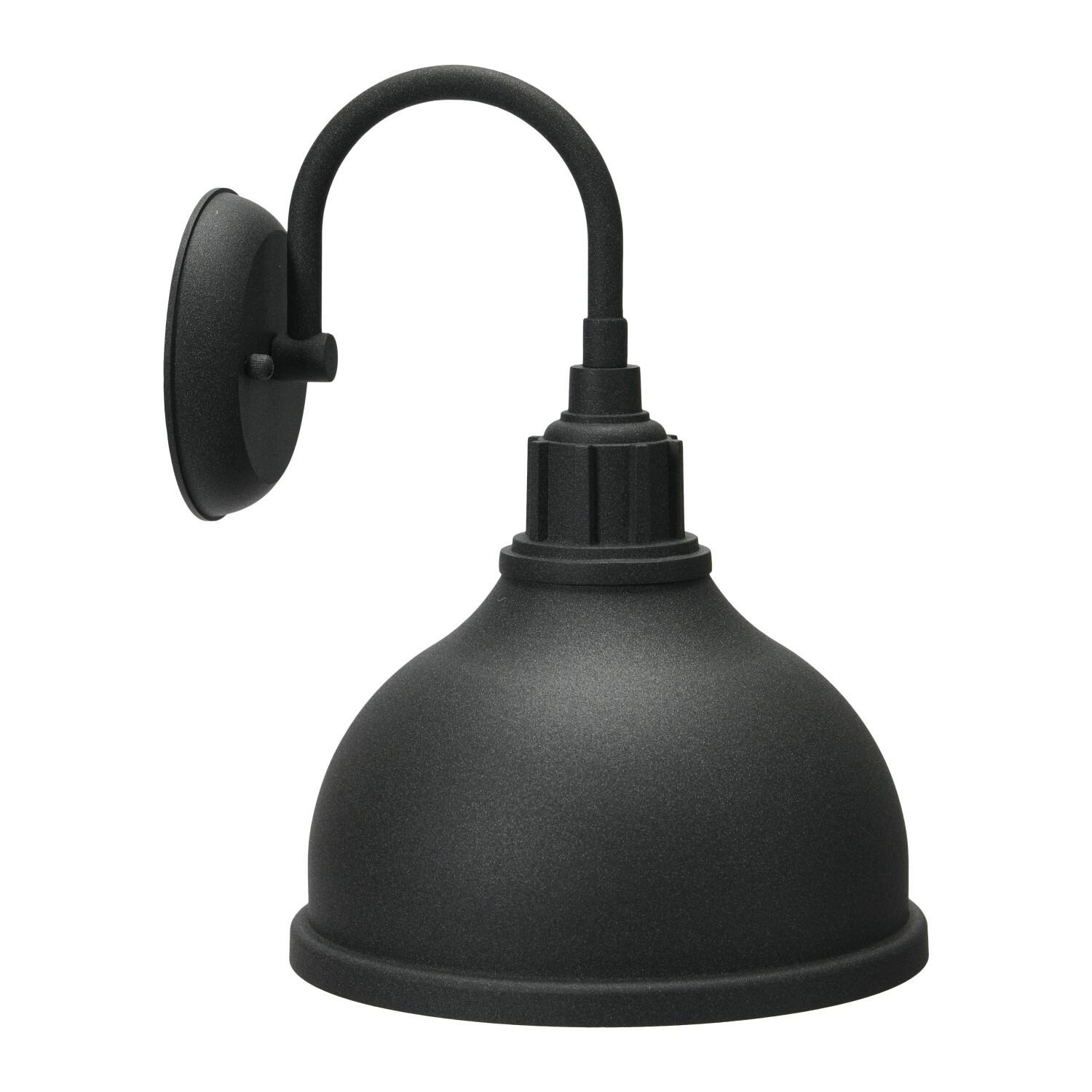 Hello Honey® Robert Stevenson Lighting Landon Distressed Black Metal Outdoor Light with Shade