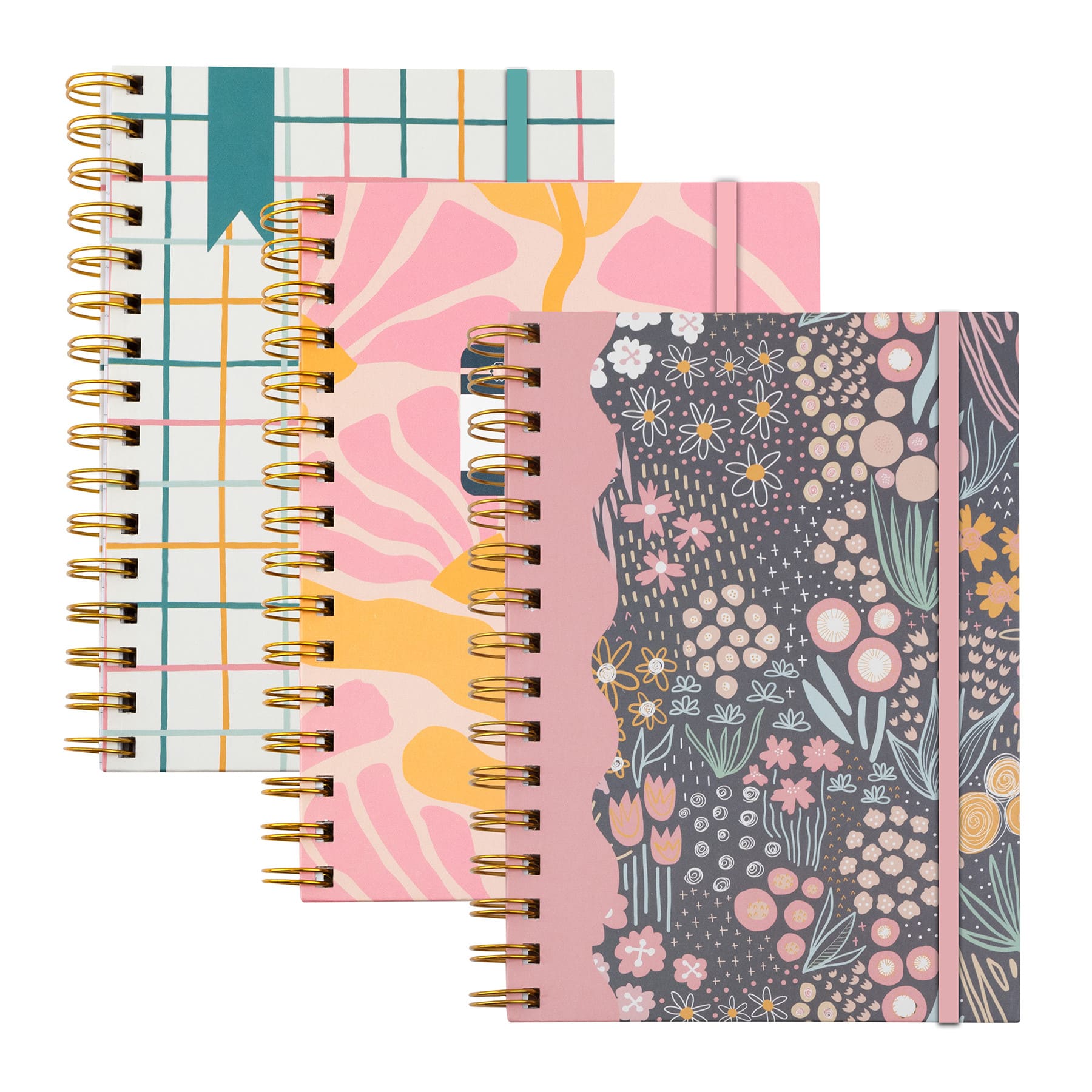 C-Line® Signature Series™ 5.75" x 8" Assorted Design Journal Set