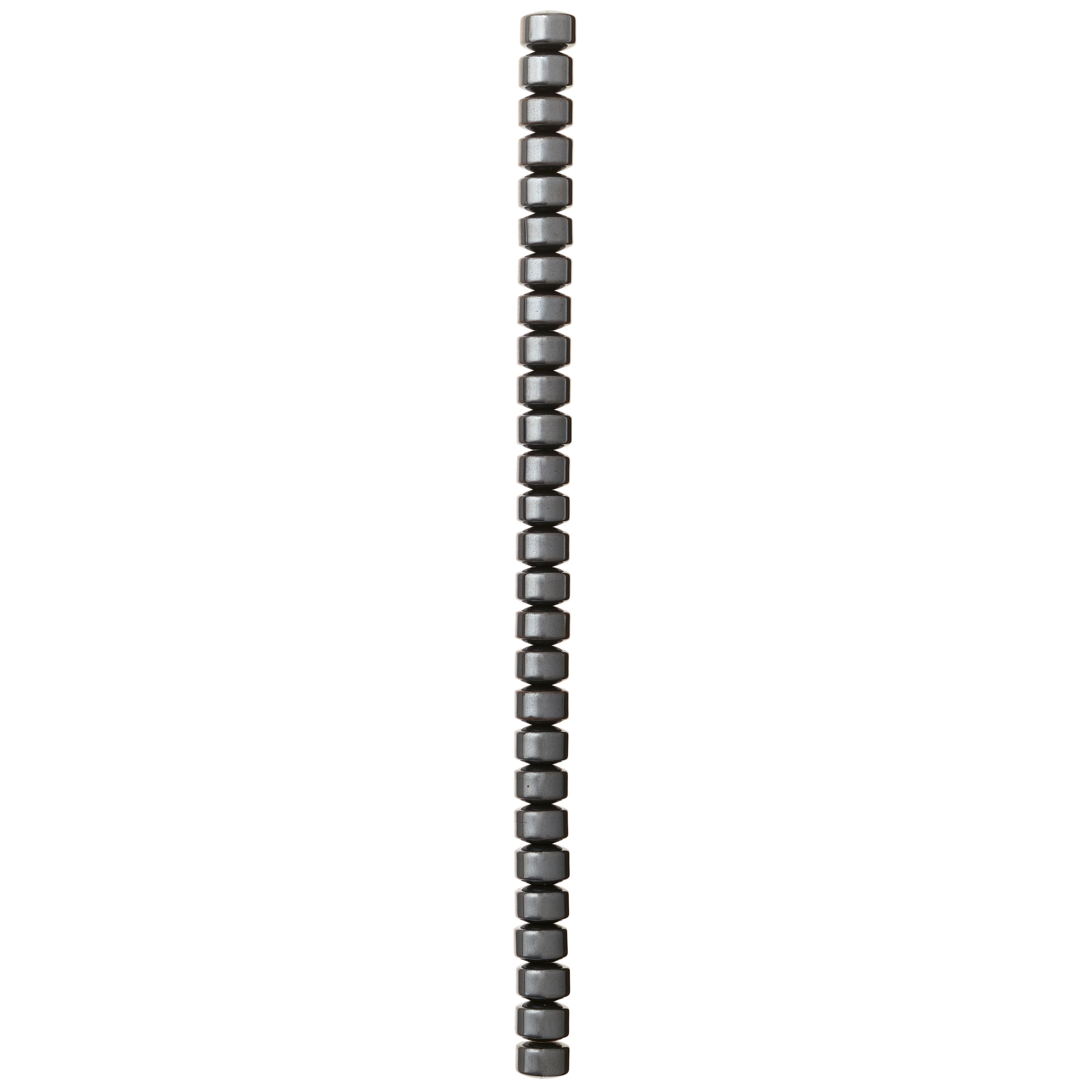 12 Pack: Hematite Rondelle Beads, 8mm by Bead Landing™
