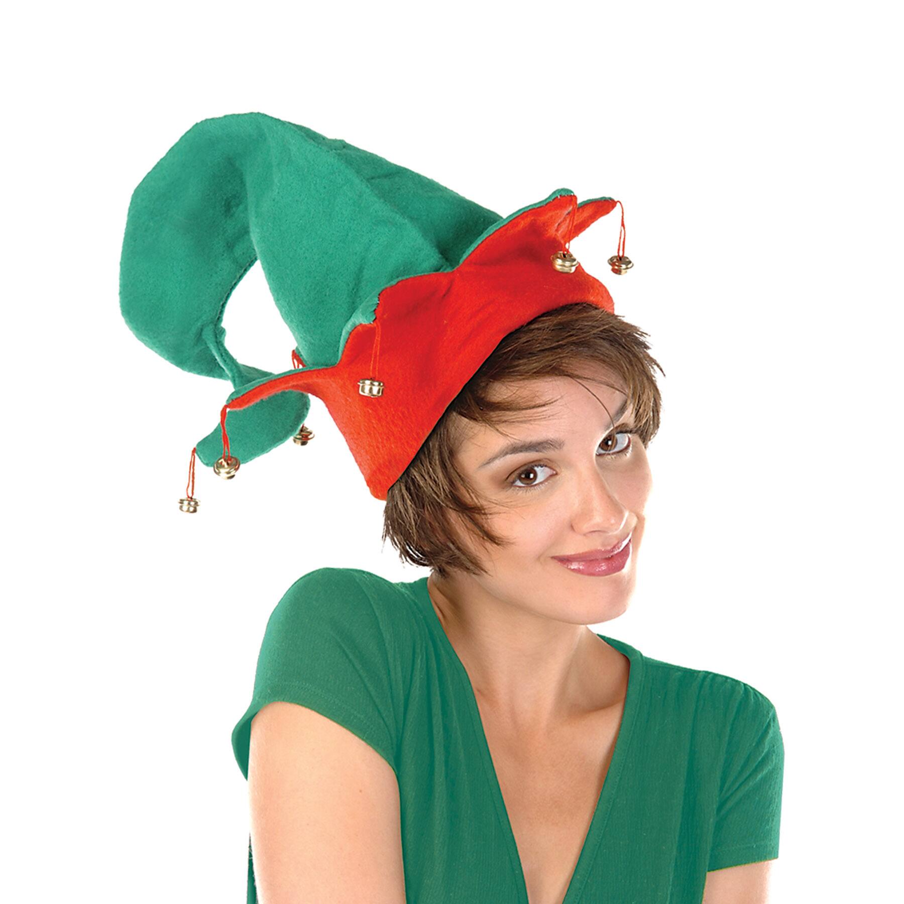 Beistle Felt Elf Hat with Bells