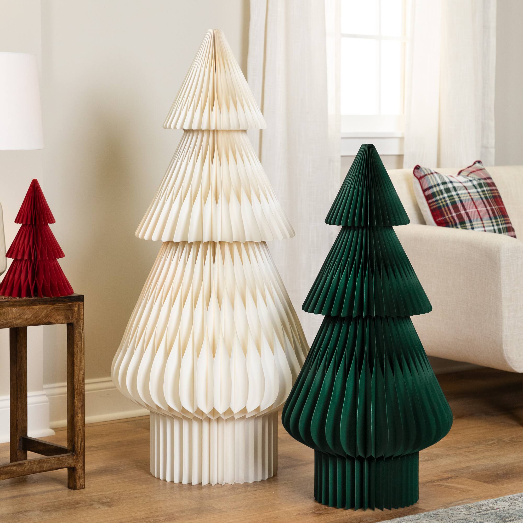 3ft. Accordion Honeycomb Foldable Paper Christmas Tree
