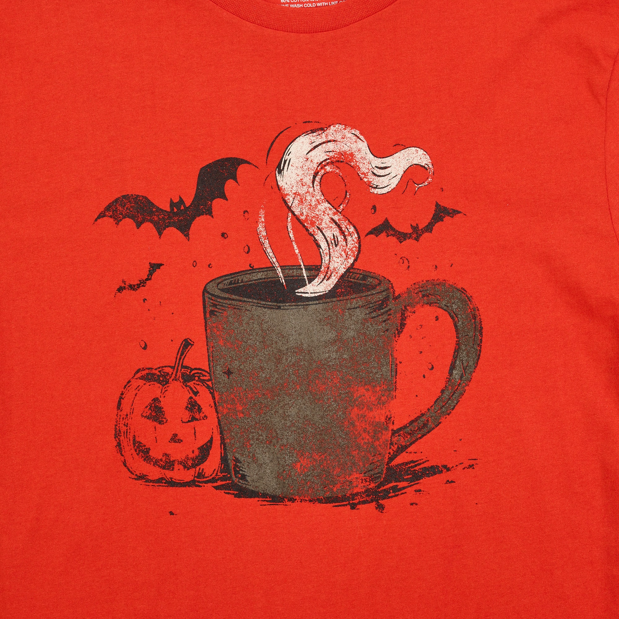 Spooky Coffee Adult T-Shirt