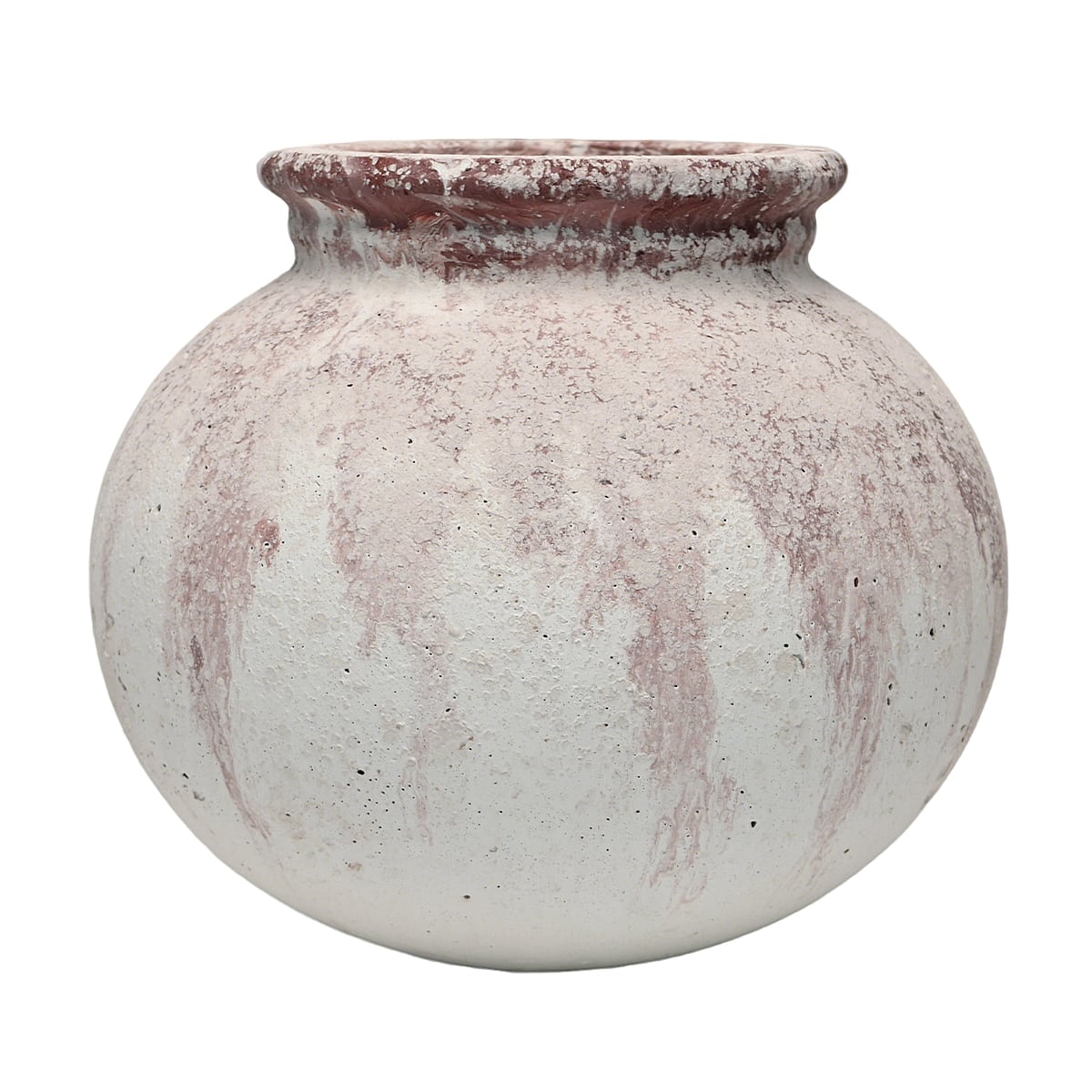 10.25" White-Washed Cement Pot by Ashland®