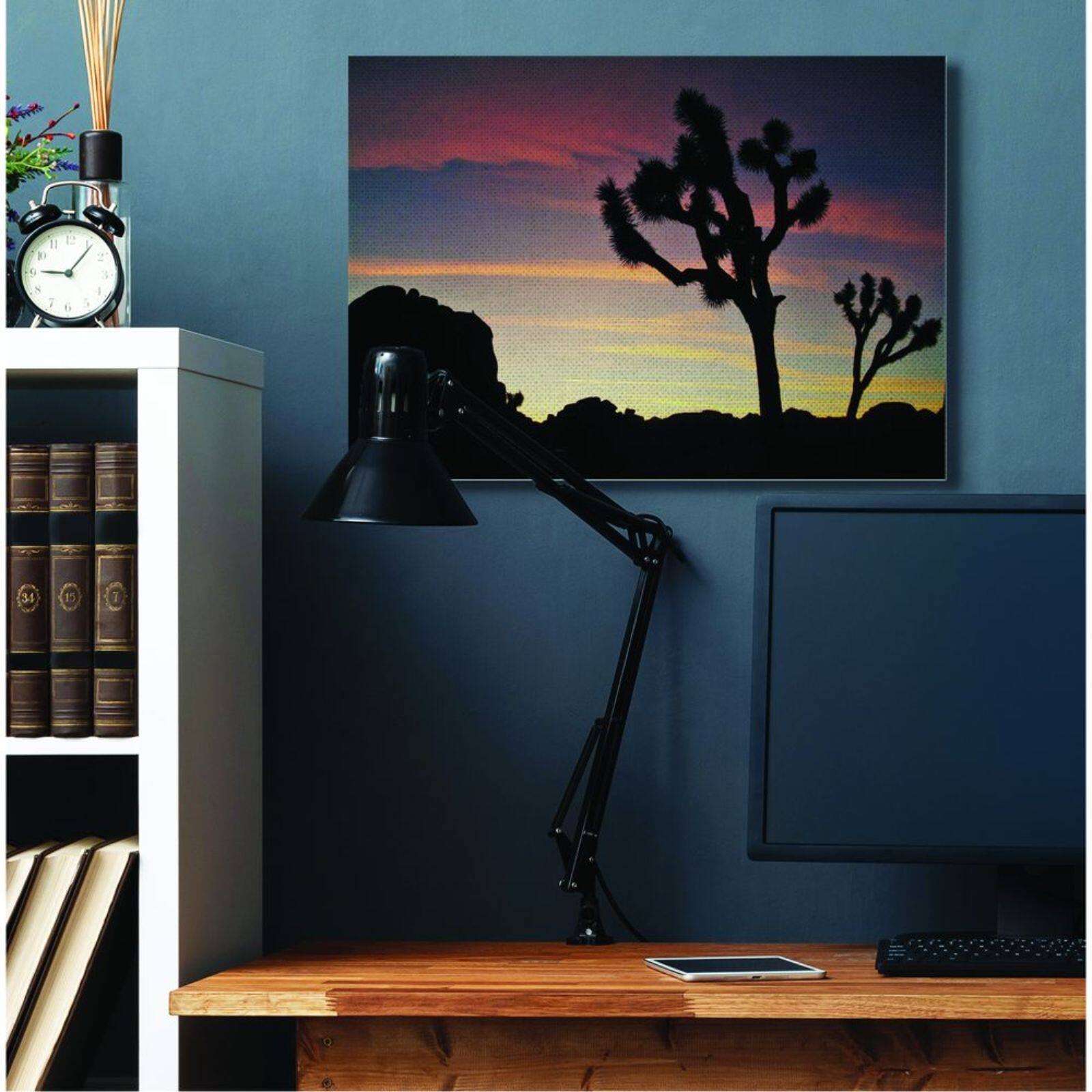 Stupell Industries Desert Tree Sunset Silhouette Photograph Canvas Wall Art