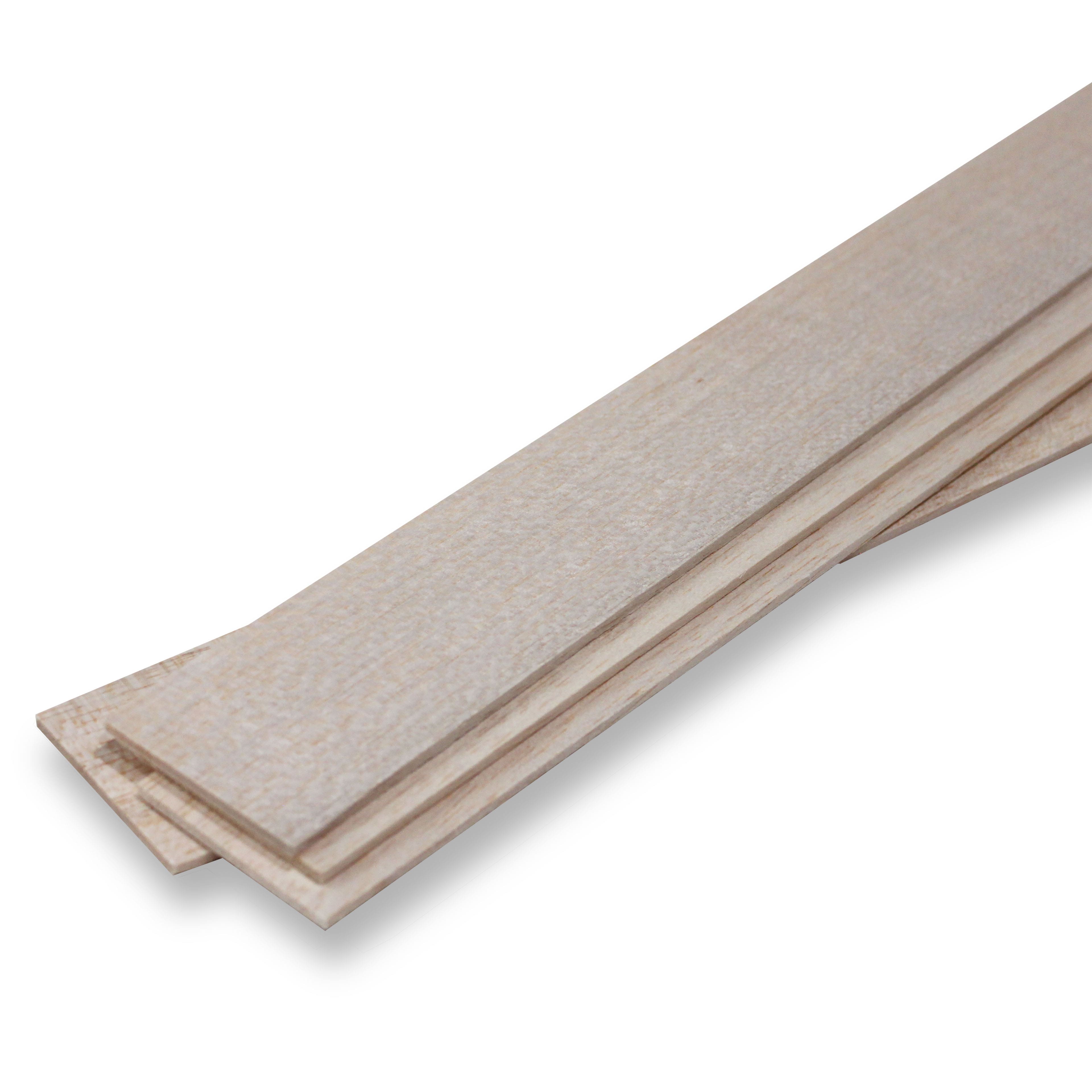 1/8" x 2" x 36" Balsa Wood Slats, 4ct. by Make Market®