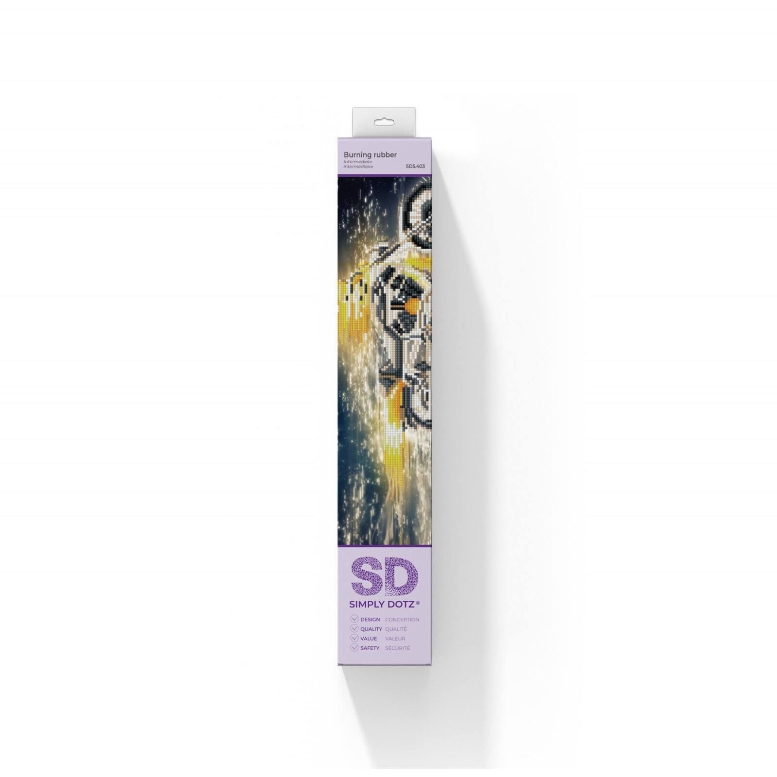 Diamond Dotz® Burning Rubber Diamond Painting Kit