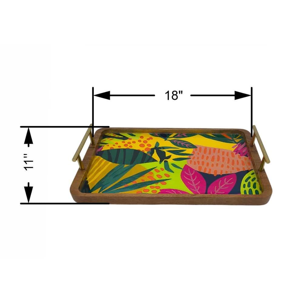 18" x 11" Tropical Serving Tray by Ashland®