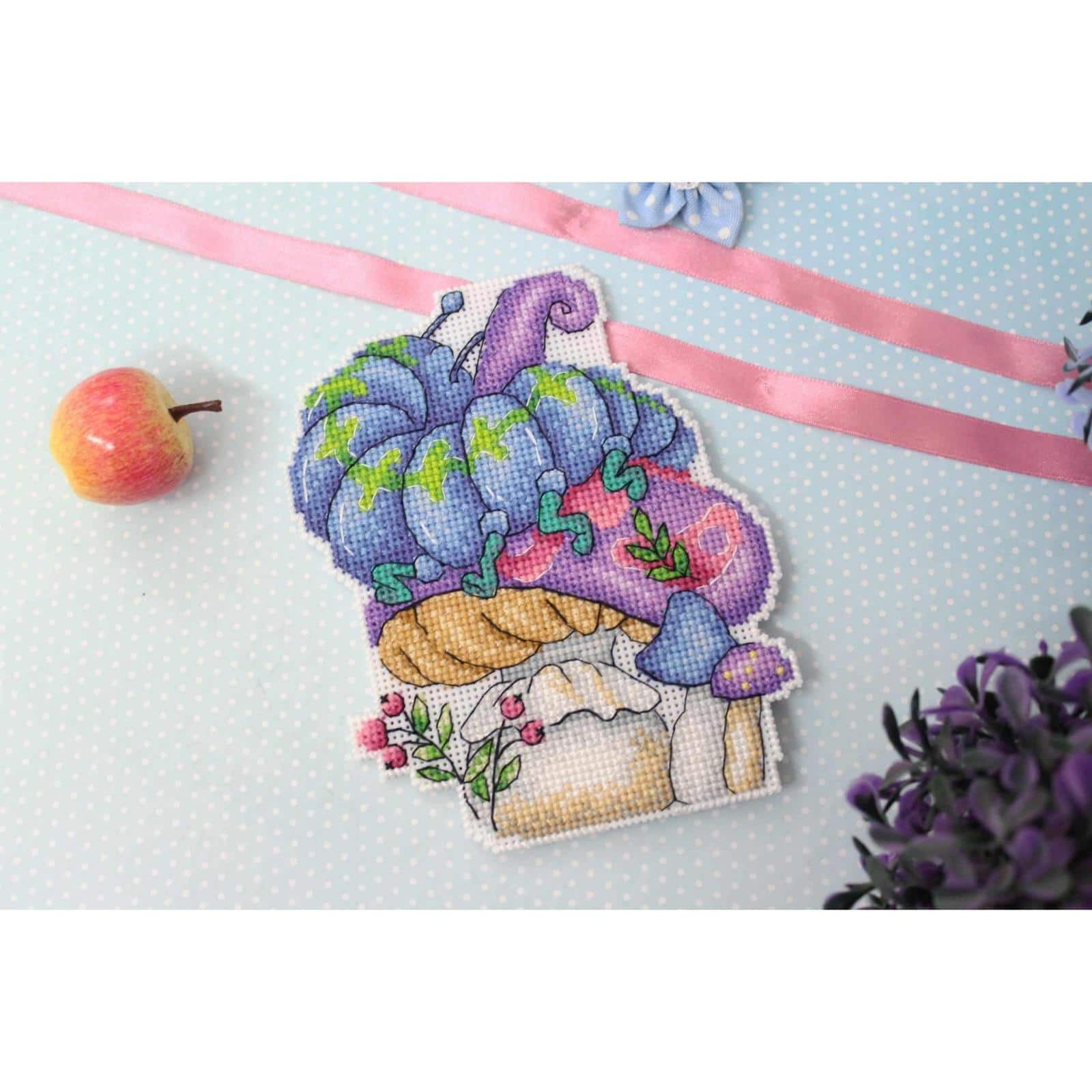 MP Studia Wise Caterpillar Plastic Canvas Counted Cross Stitch Kit