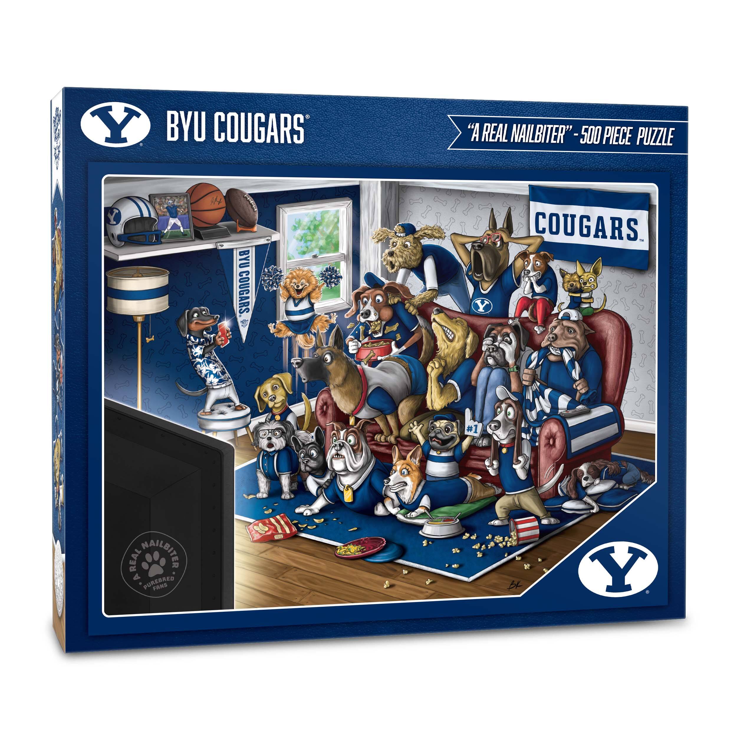 College Football Purebred Fans A Real Nailbiter 500 Piece Puzzle