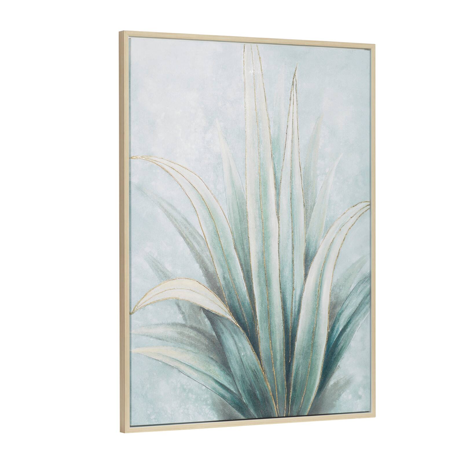 Blue Canvas Coastal Style Wall Art, 47" x 36" x 1"