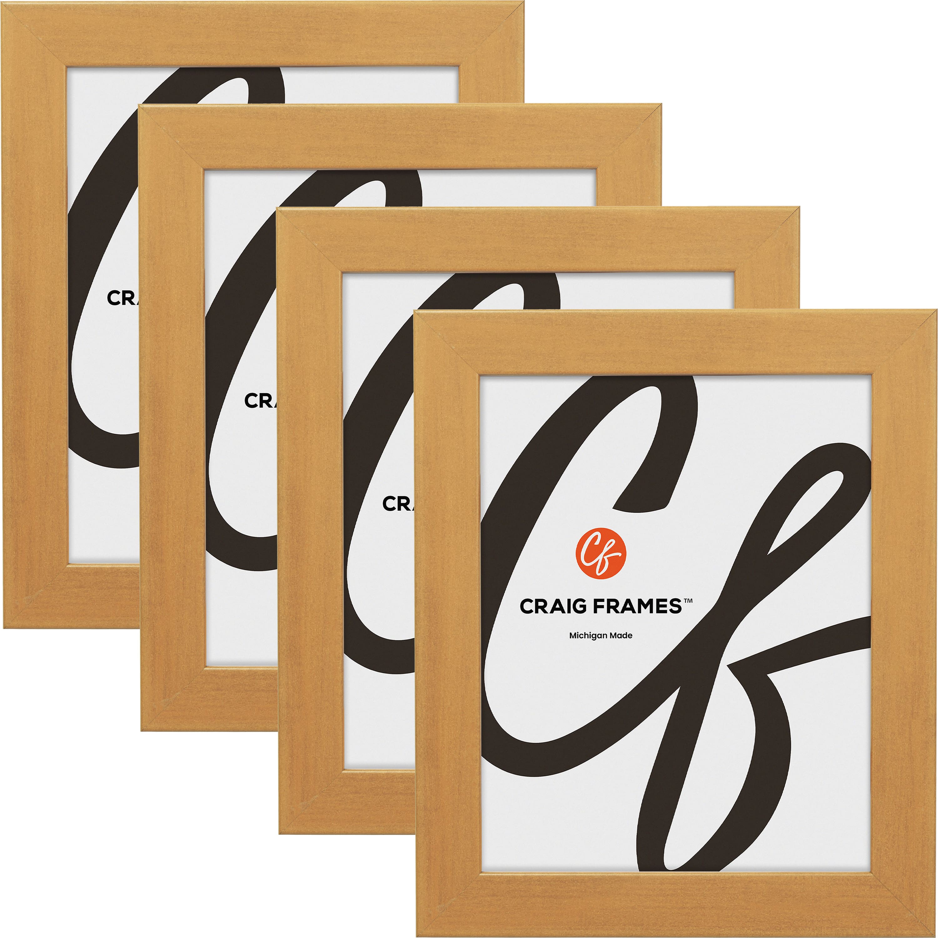 Craig Frames 4 ct Bauhaus 125 Distressed Gold Picture Frame  24 x 34  Michaels