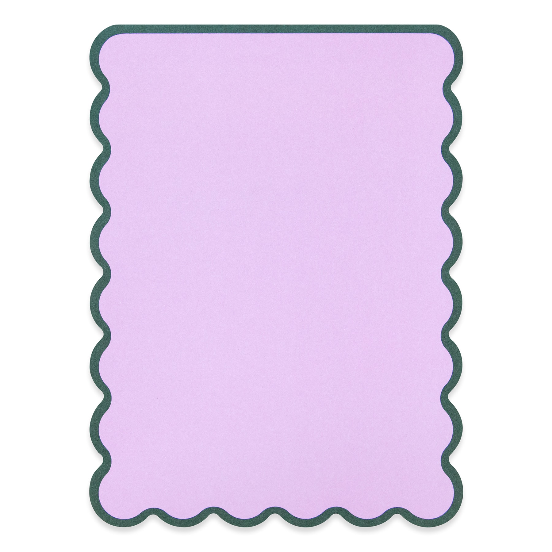 5" x 6.75" Scalloped Lavender List Notepad by Recollections™, 100 Sheets