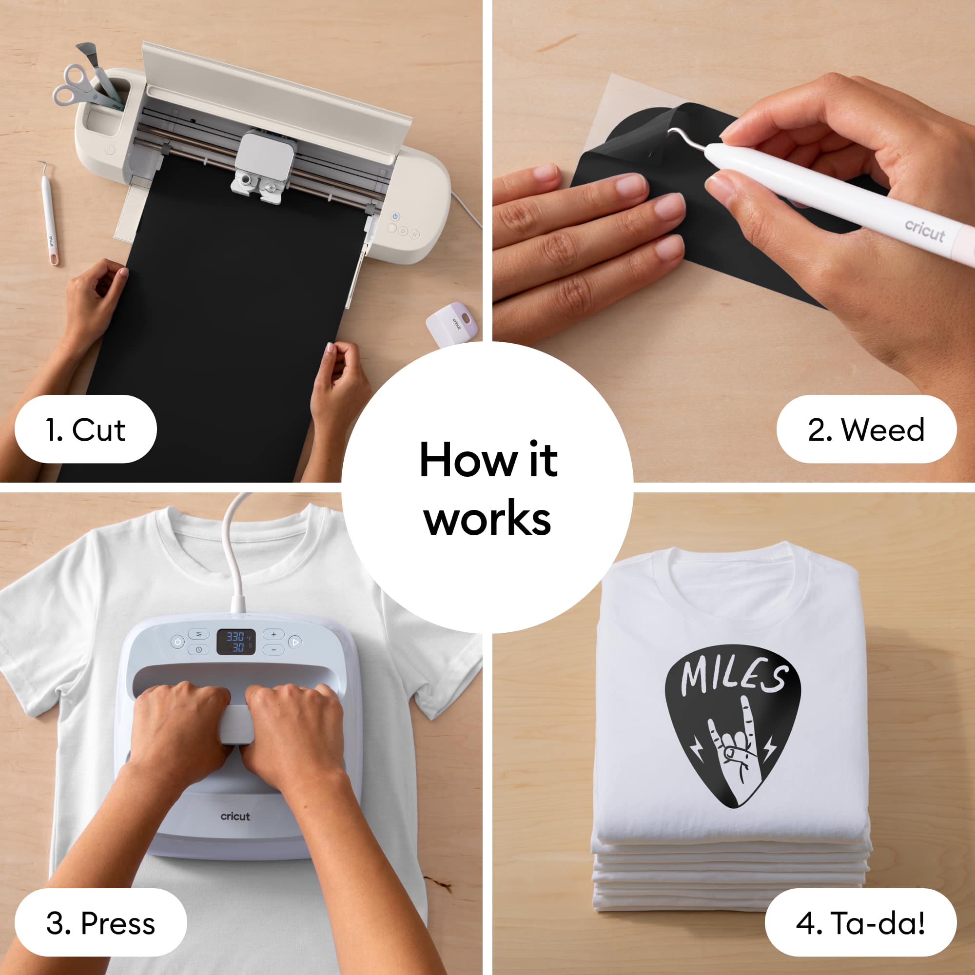 Cricut® Smart Iron-On™ Matless Deep Sampler, 3 Sheets