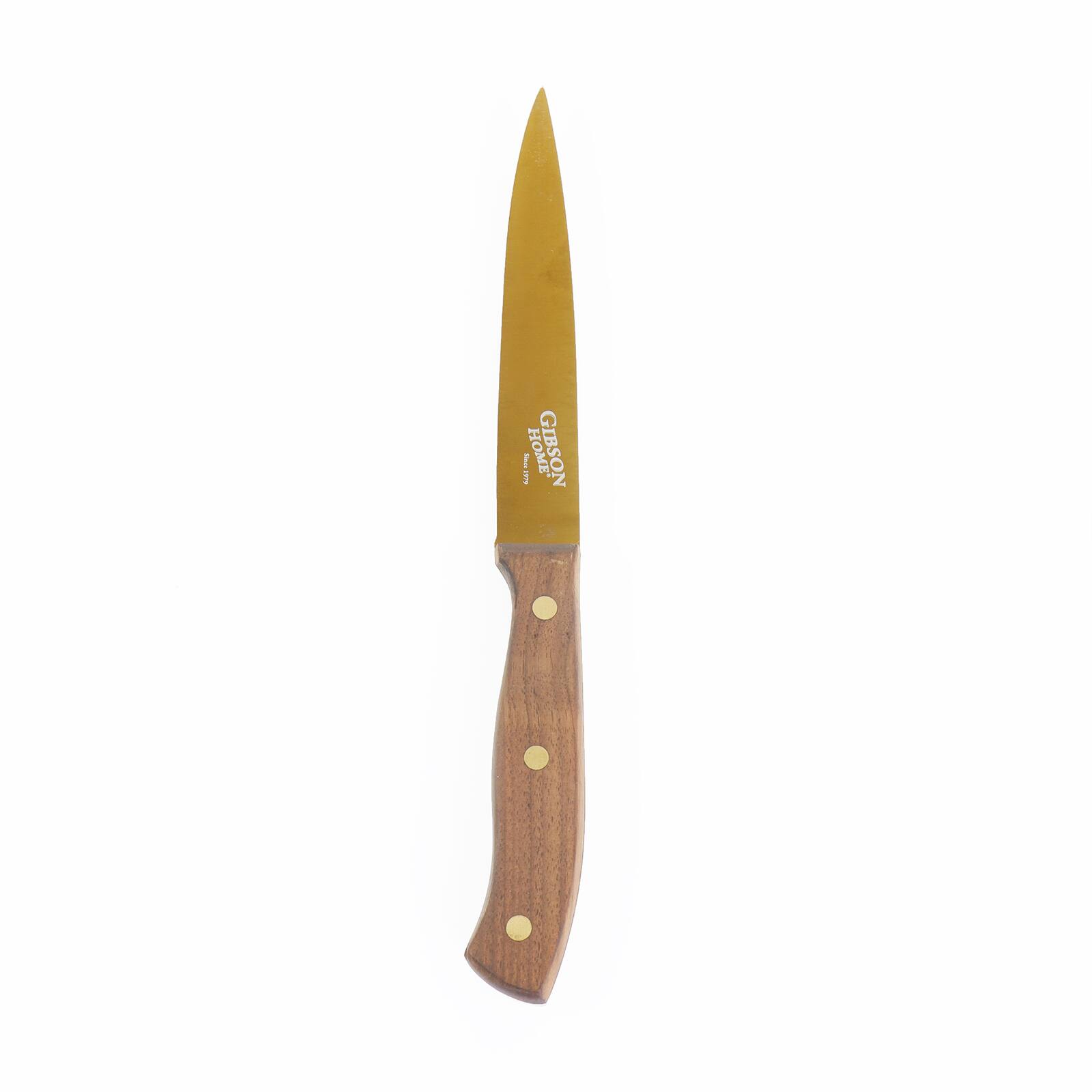 Gibson Home® Alaniz 3-Piece Gold Titanium-Plated Cutlery Set