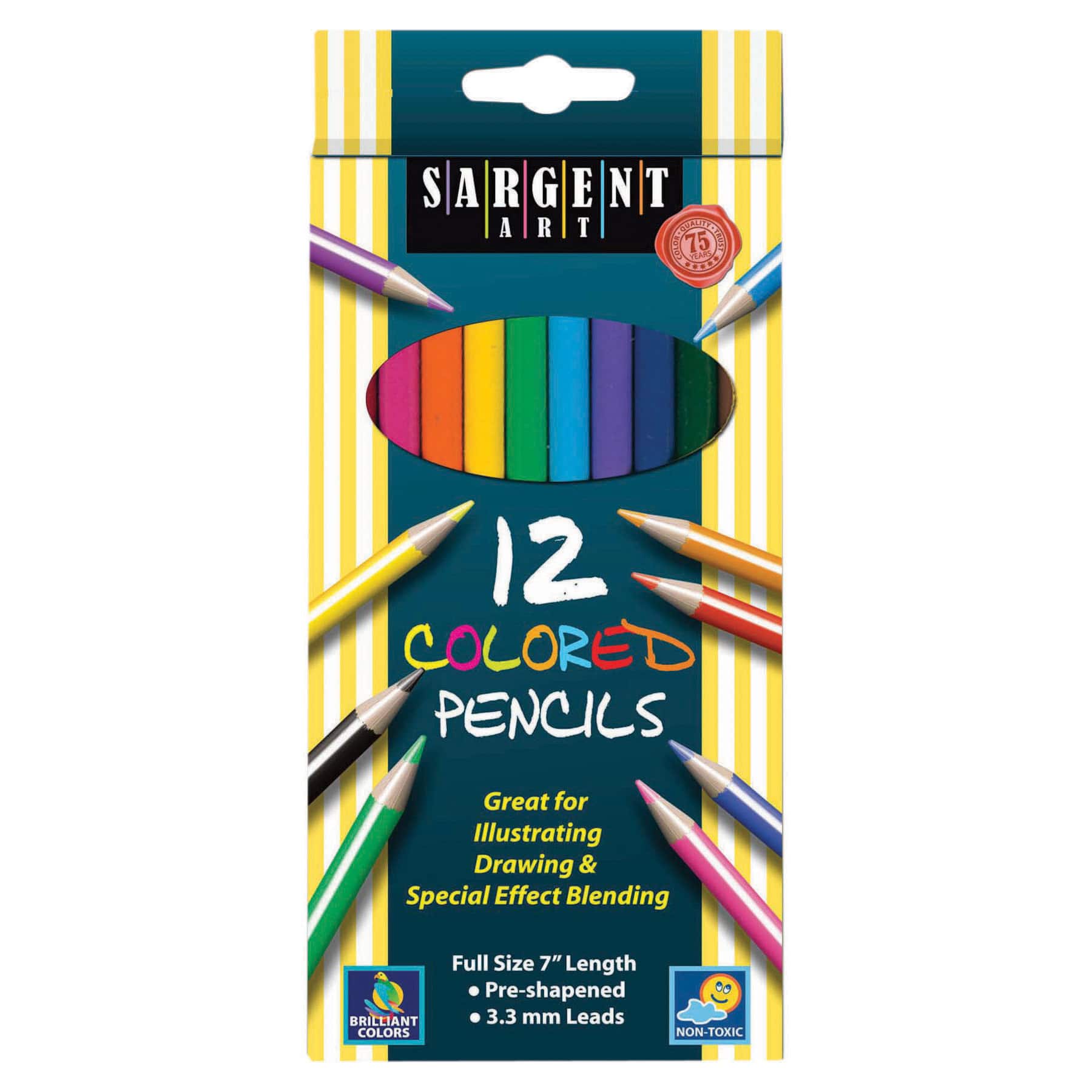 Sargent Art® Colored Pencils, 12 Packs of 12