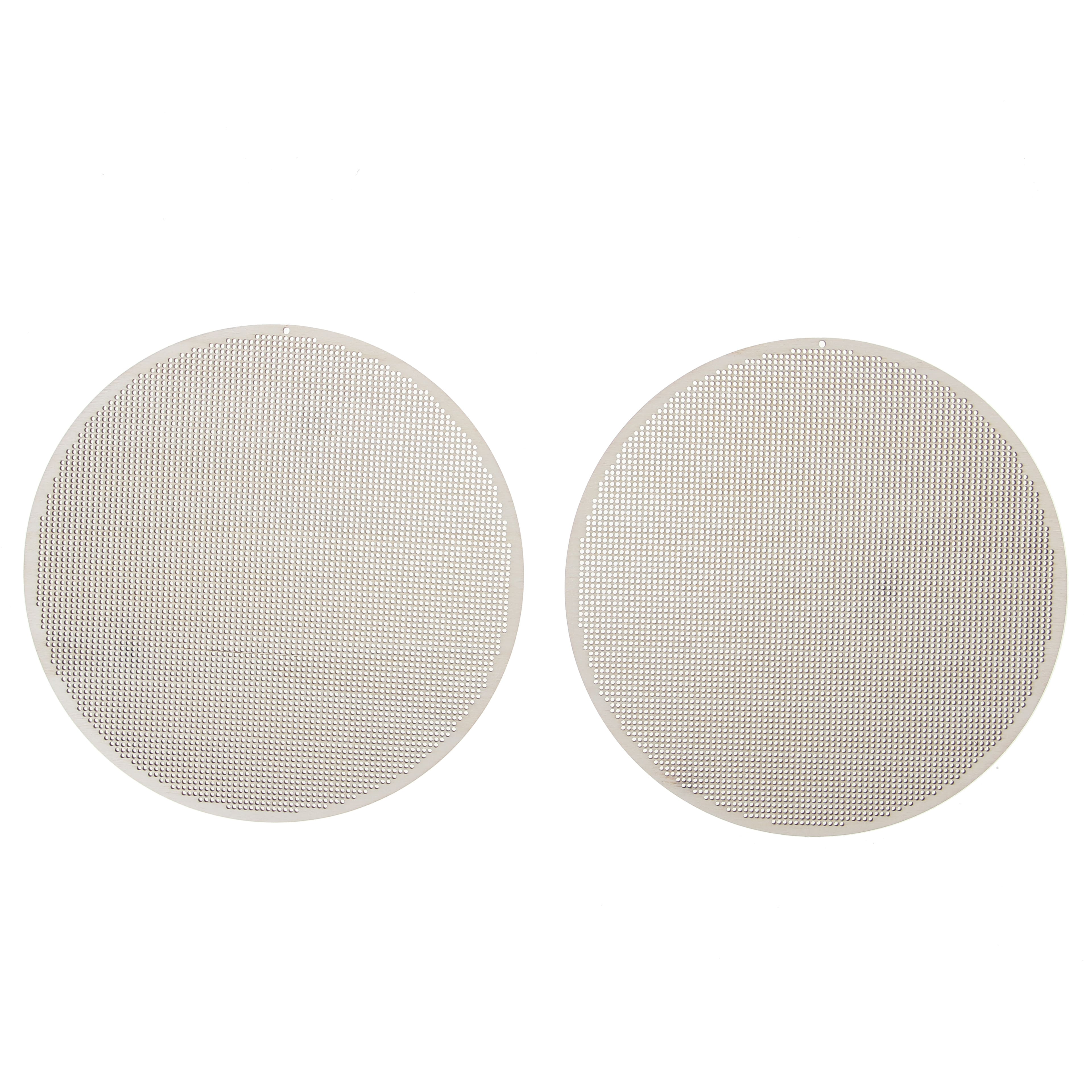 8" Round Cross Stitch Wood Canvas, 2ct. by Loops & Threads®