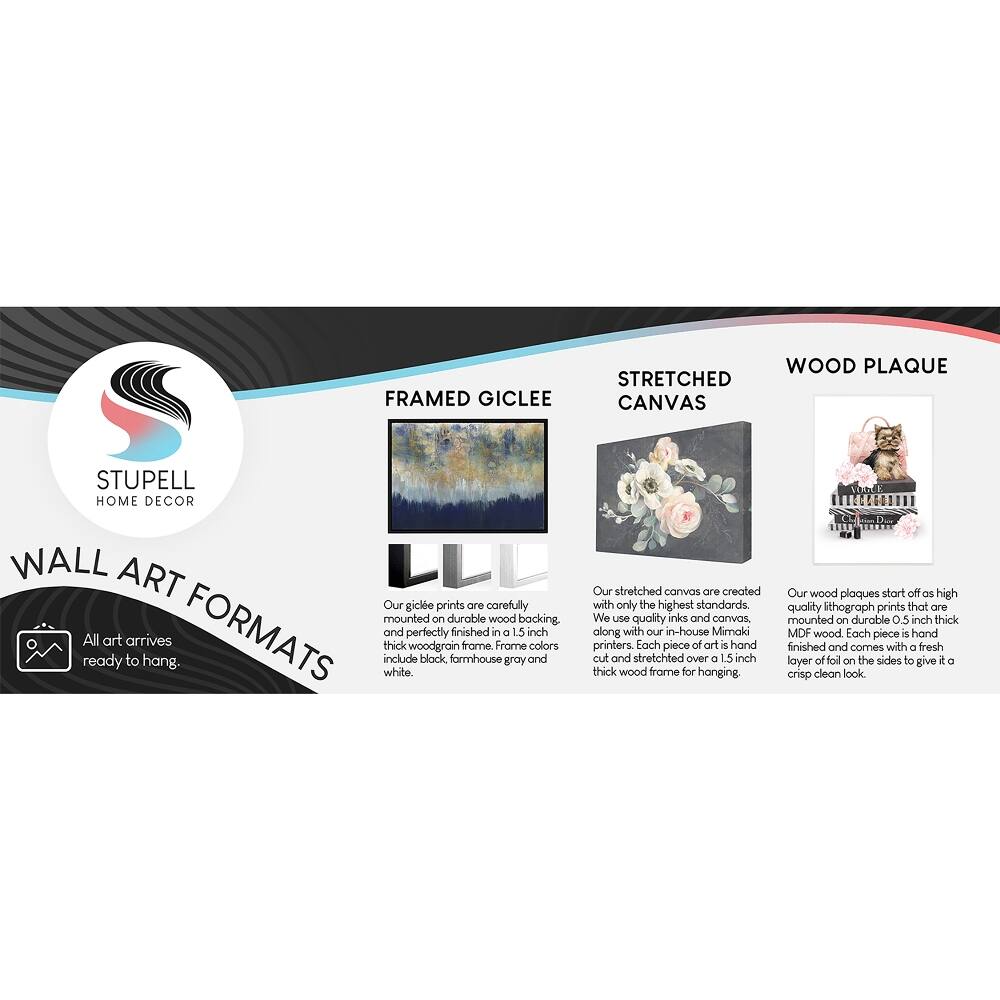 Stupell Industries Wild Horses Herd Foggy Winter Day Canvas Wall Art