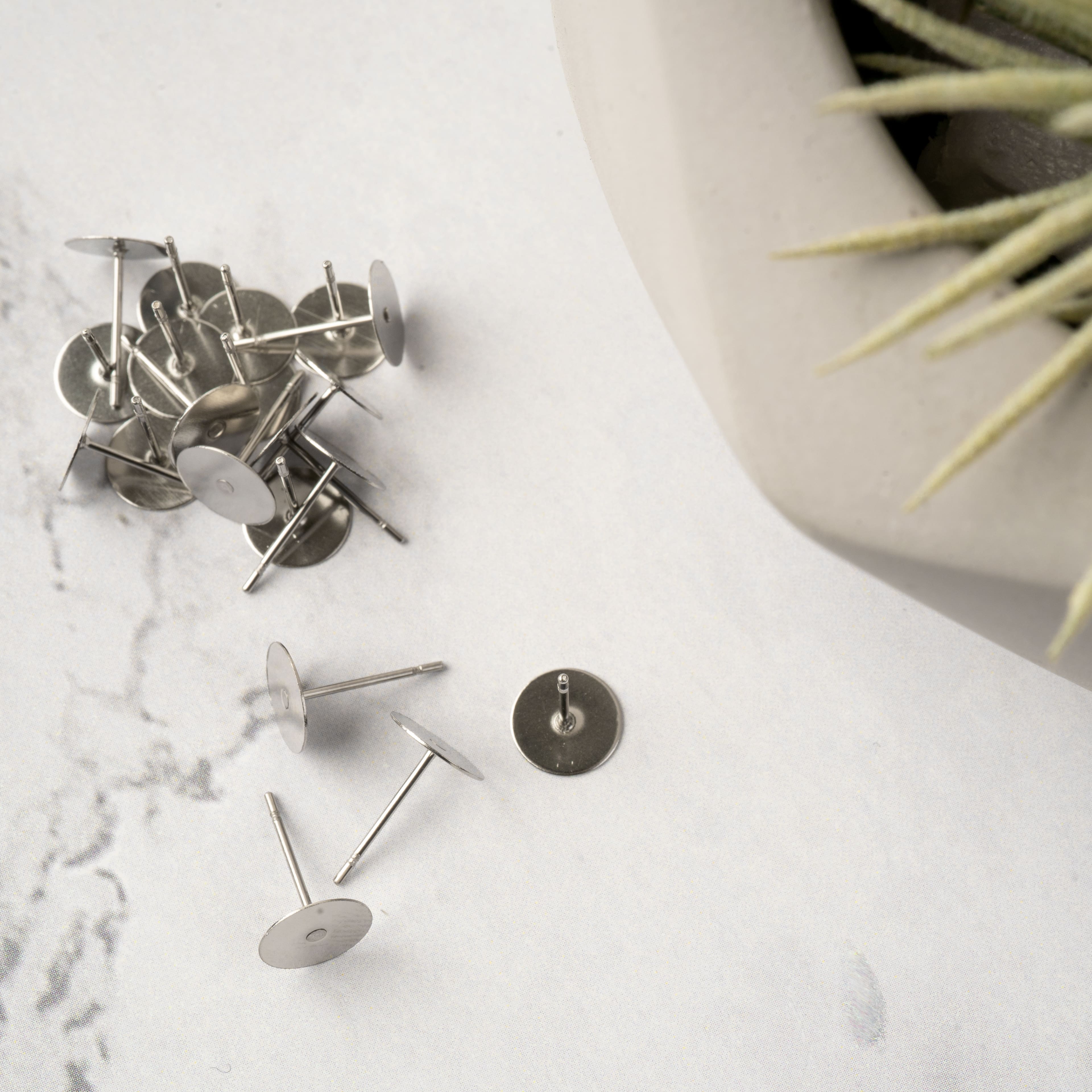 12 Packs: 20 ct. (240 total) 8mm Earring Posts by Bead Landing™