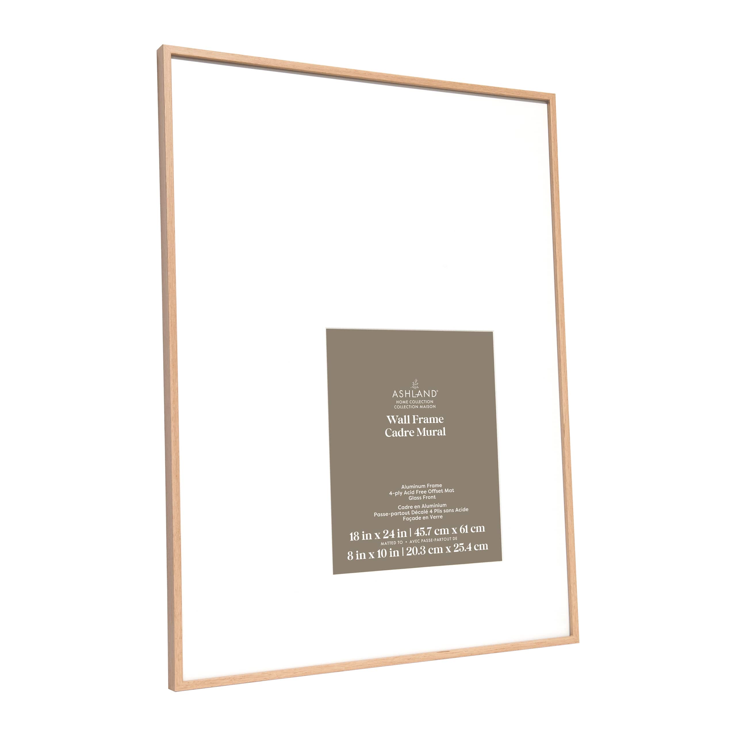 Home Oak Aluminum Frame with Offset Mat by Ashland