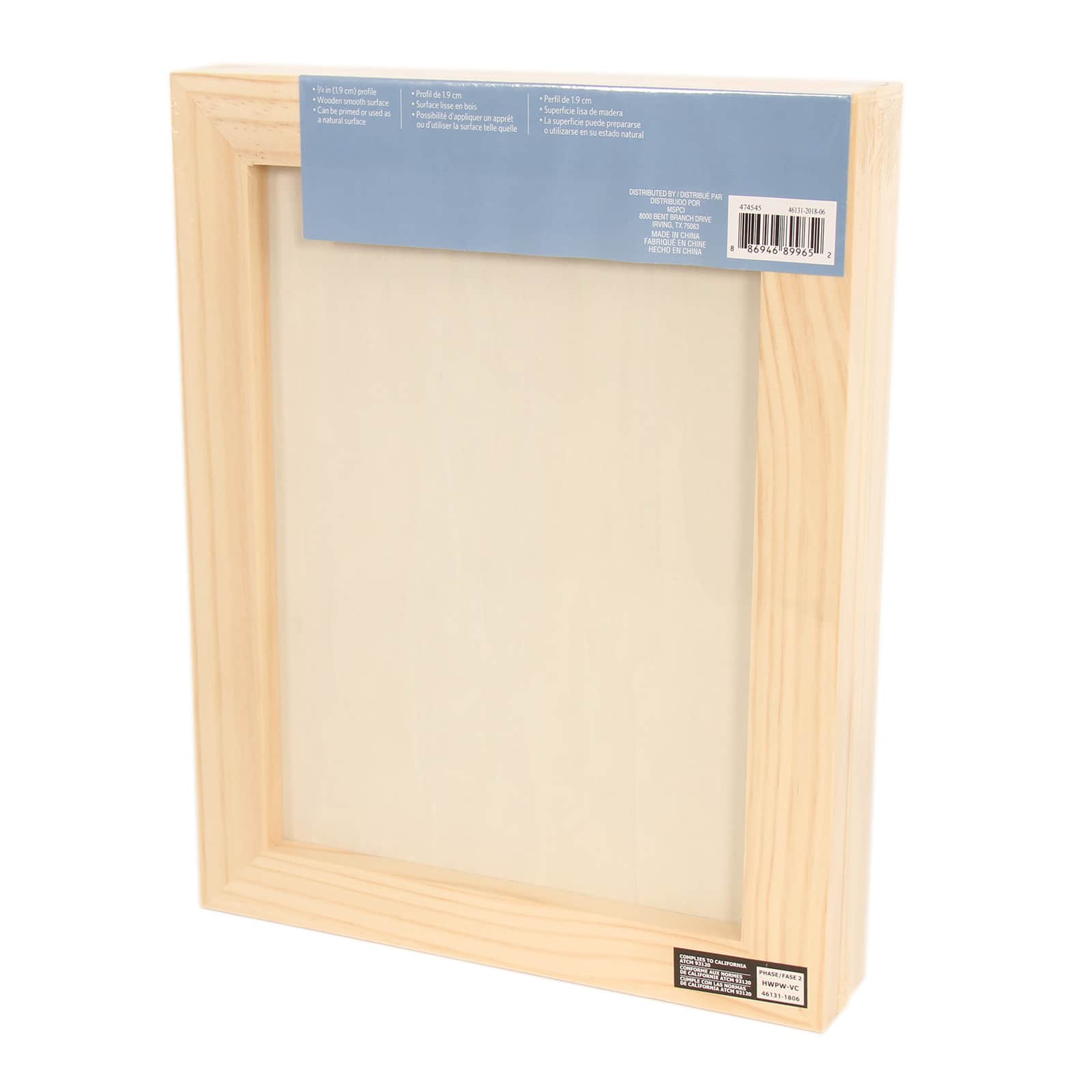 6 Packs: 3 ct. (18 total) 11" x 14" Cradled Wood Painting Panels by Artist's Loft™