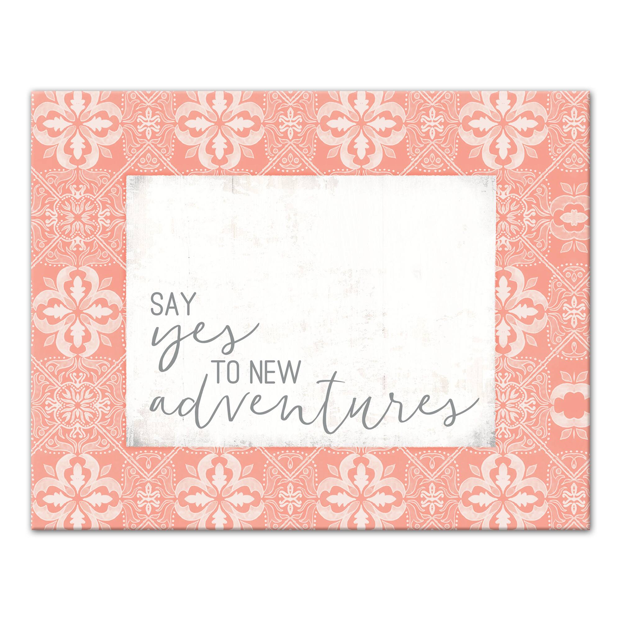 Say Yes To Adventures 14" x 11" Canvas Wall Art