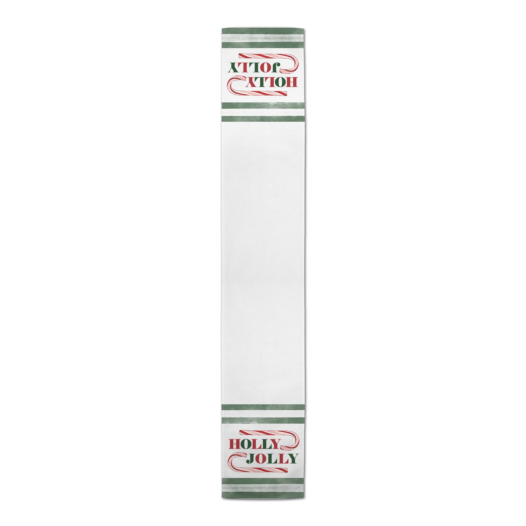 Holly Jolly Candy 16x90 Cotton Twill Runner