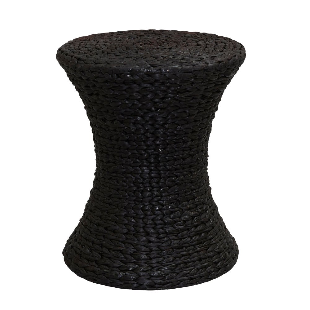 Household Essentials 21" Woven Hyacinth Hourglass End Table