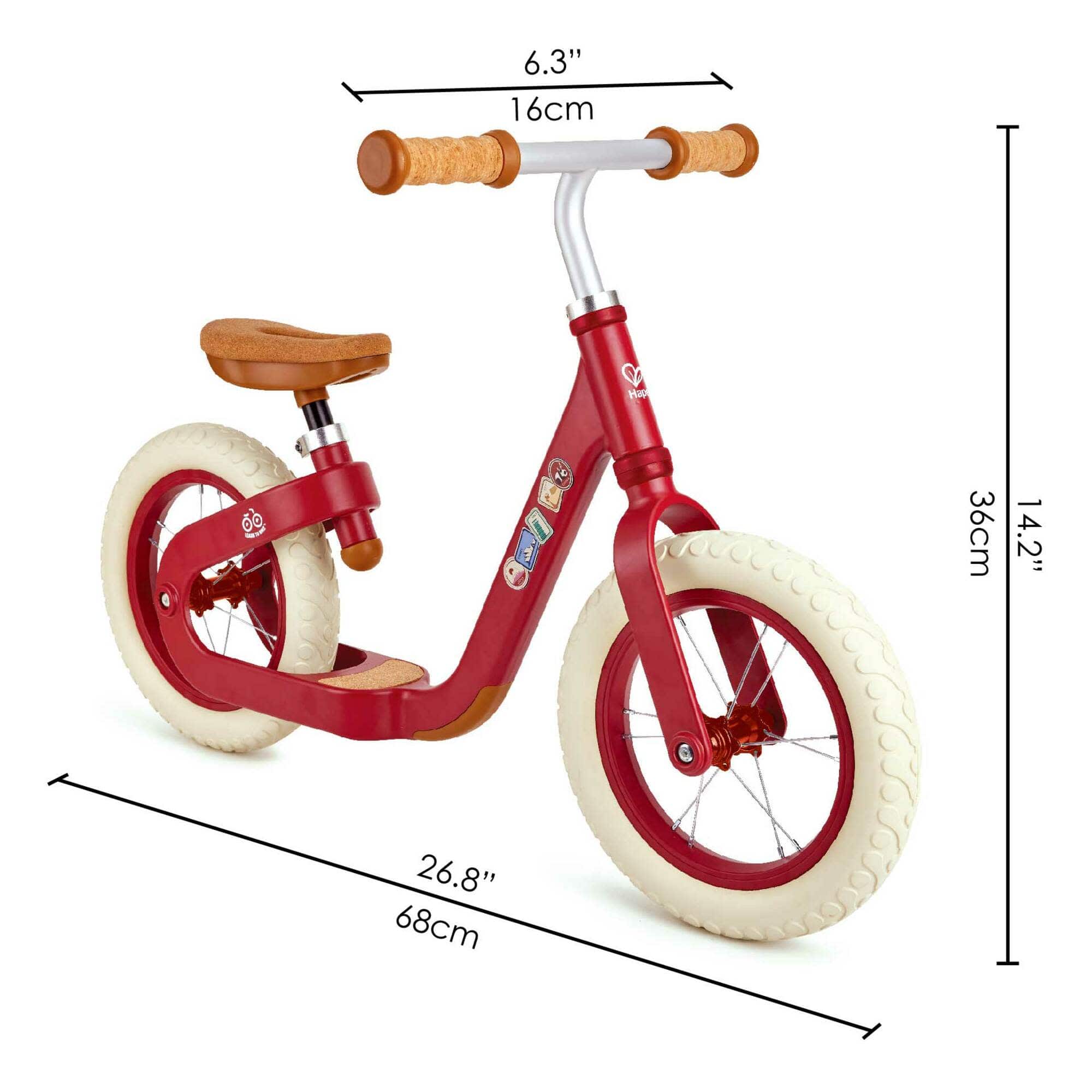Hape Get Up & Go Red Learn to Ride Balance Bike