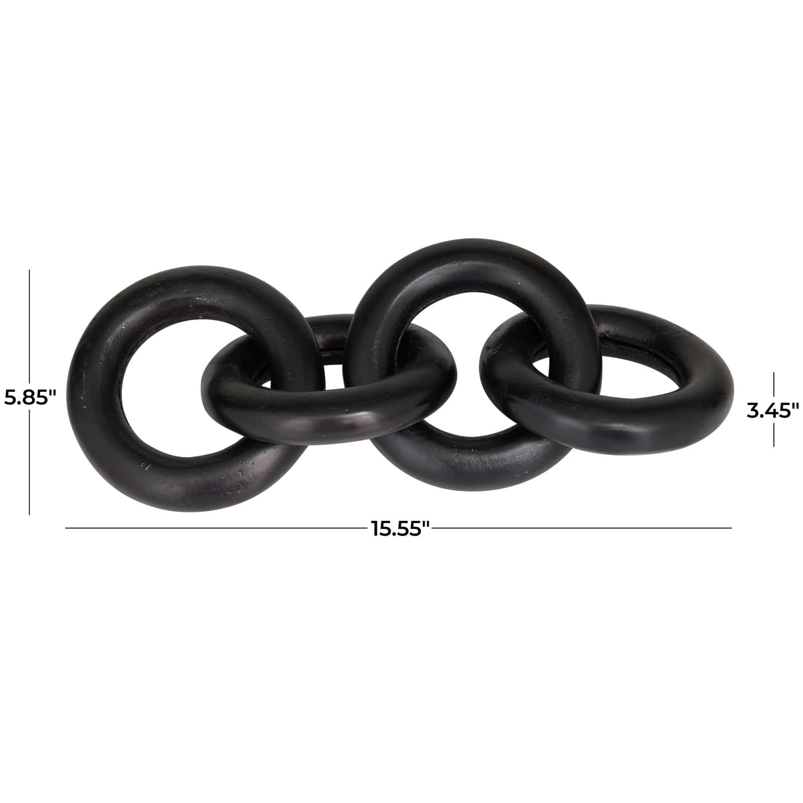 16" Aluminum Chain Sculpture